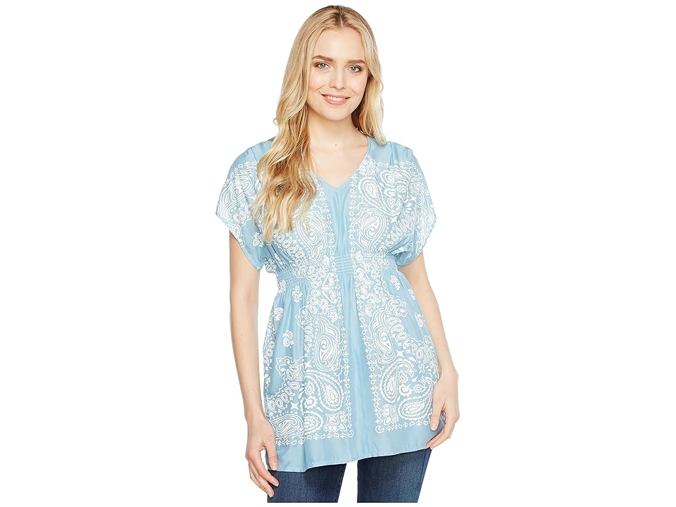 

Ariat Bandana Tunic (Bright Sky) Women's Blouse