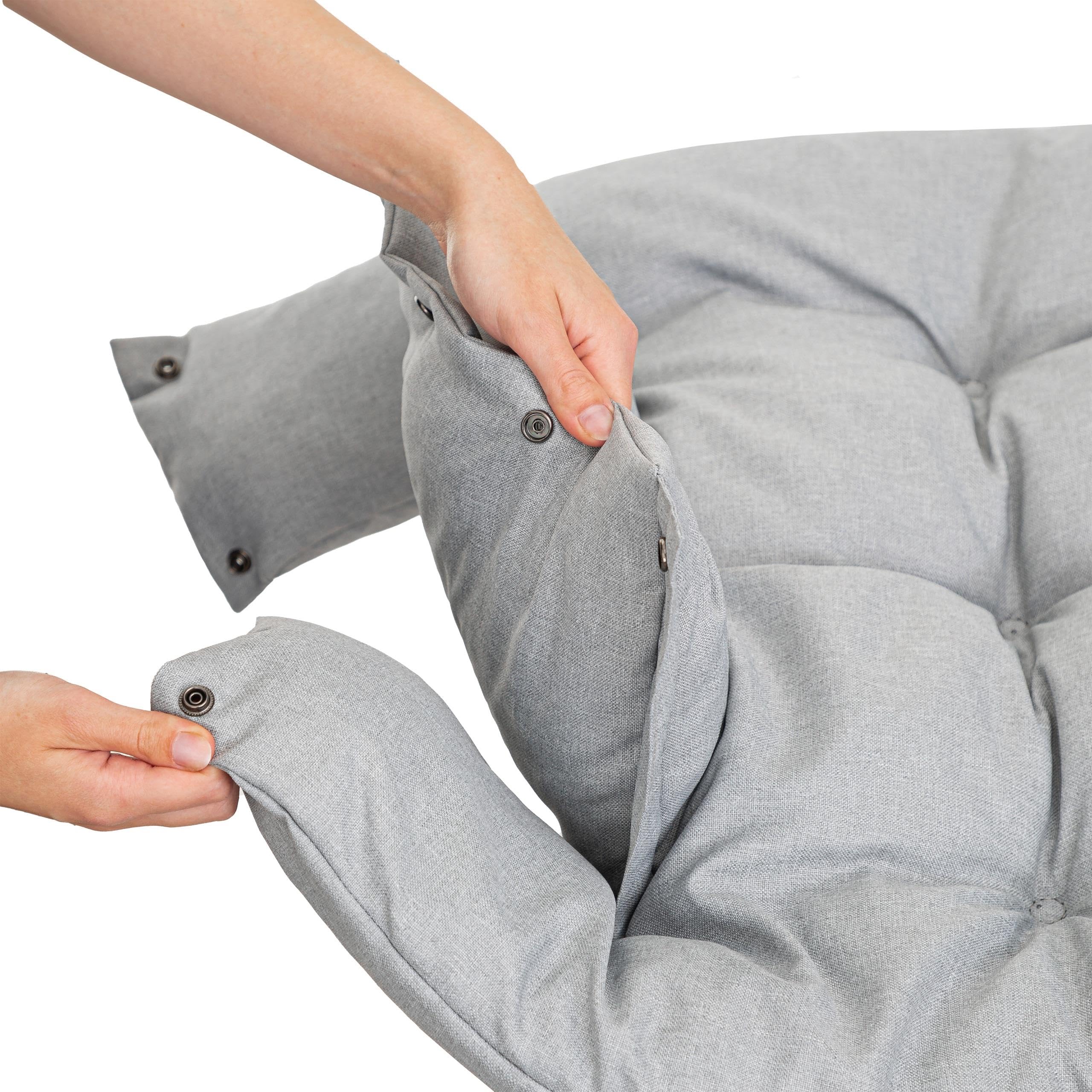 PillowPrim Legowisko dla psa i materac dla psa w jednym – sofa dla małych i średnich psów – łatwa do czyszczenia – wygodne legowisko dla zwierząt domowych – poduszka dla psów – L 76 x 56 cm
