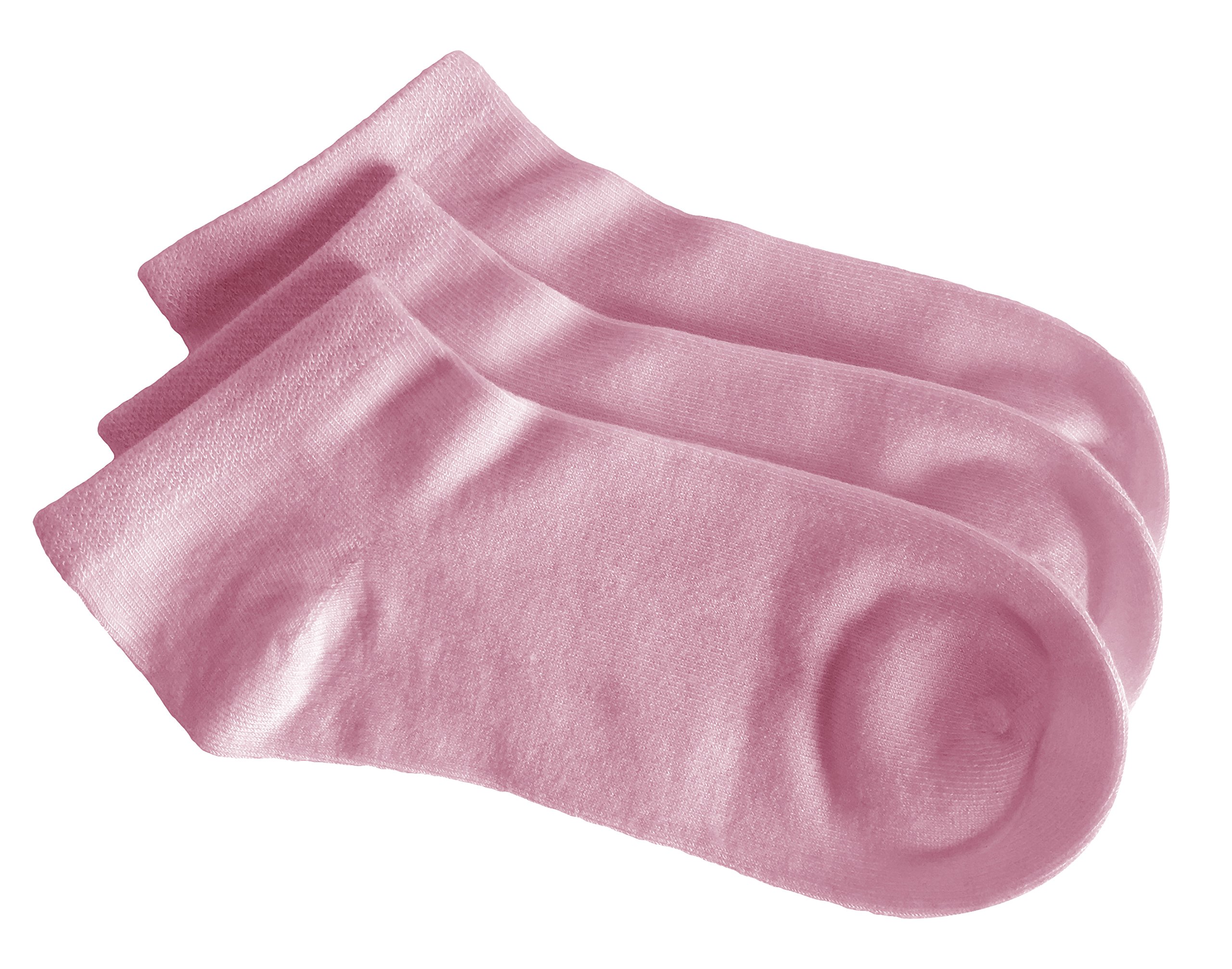 Rambutan Comfort Seam Rayon from Bamboo Ankle Socks, Youth &amp; Adult, 3 Pack