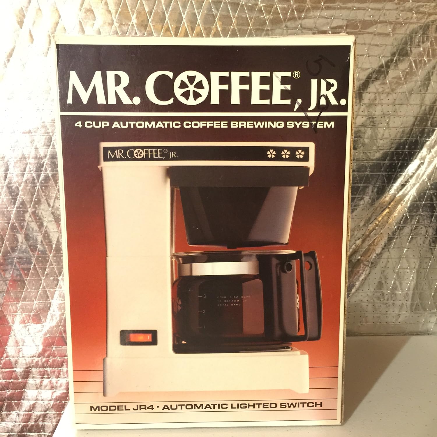 Mr. Coffee, Jr. Model# JR4 4-cup automatic coffee maker (Used)