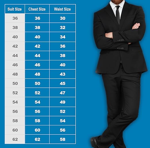Men's 2-Piece Regular Fit Dress Suit Single-Breasted Jacket & Flat-Front  Pants Includes Free Stylish Socks - Black 38R at Amazon Men's Clothing store