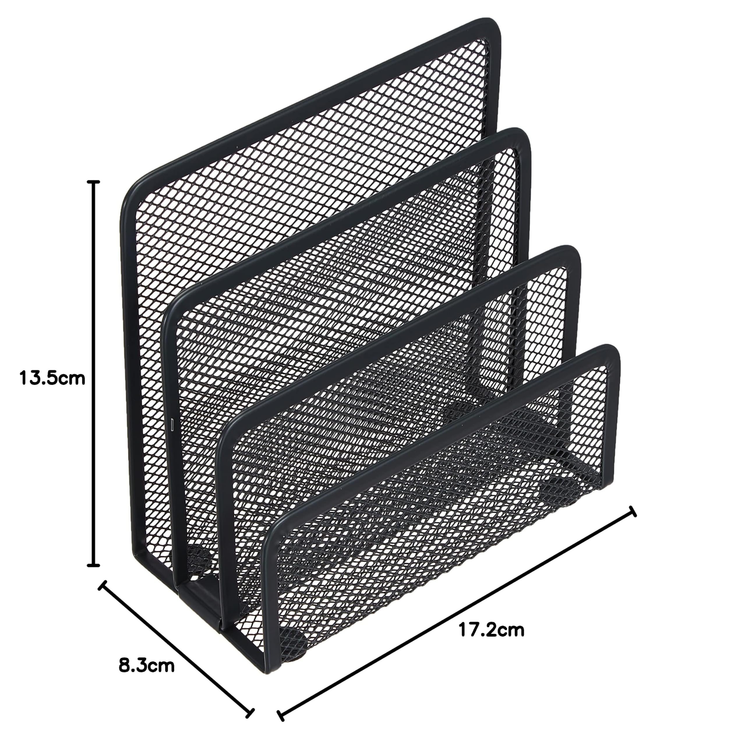 Zeller Trieur de courrier 17,2x8,3x13,5cm Anthracite