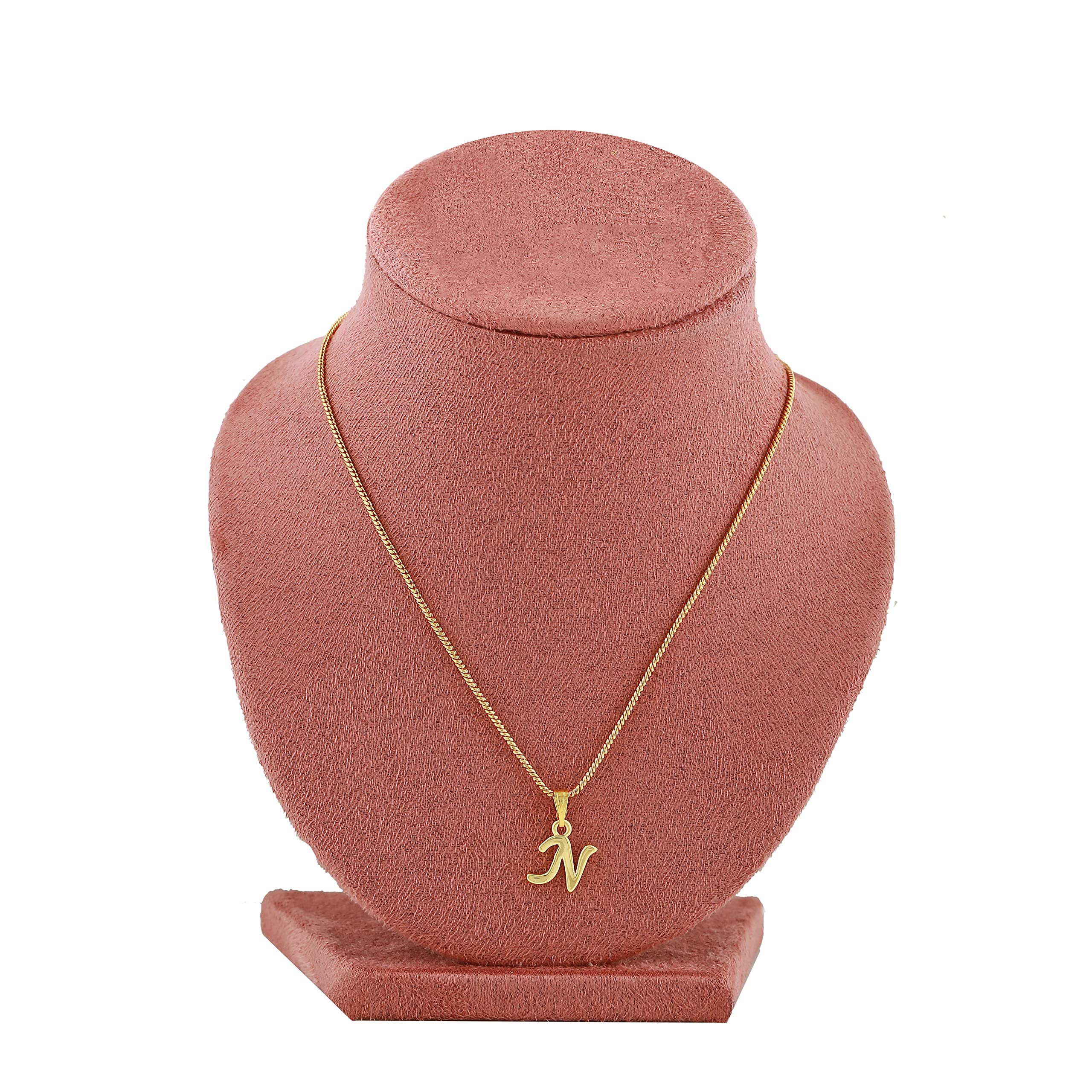 Initial Letter Plated Pendants/Charms for Necklaces