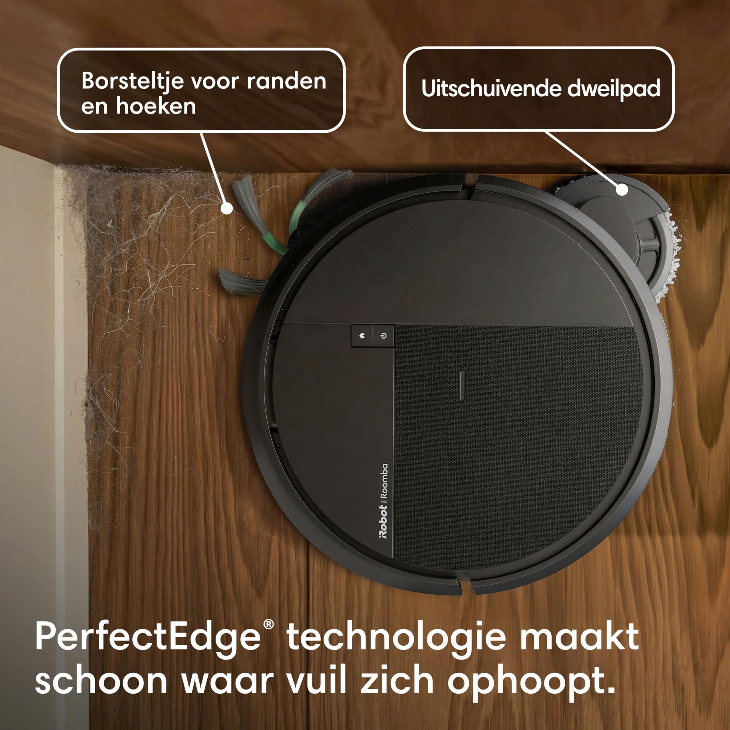 iRobot Roomba® Plus 516 Combo Roboter + AutoWash™ Dock, 22Kpa, Multifunktions‑Dock, Clearview LiDAR, Entleert-Sich, Zusätzliches Zubehör, Schwarz