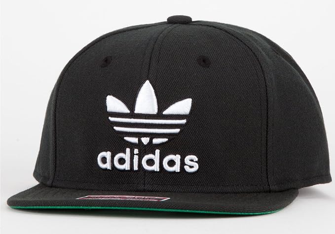 adidas Thrasher Snapback Hat Black 