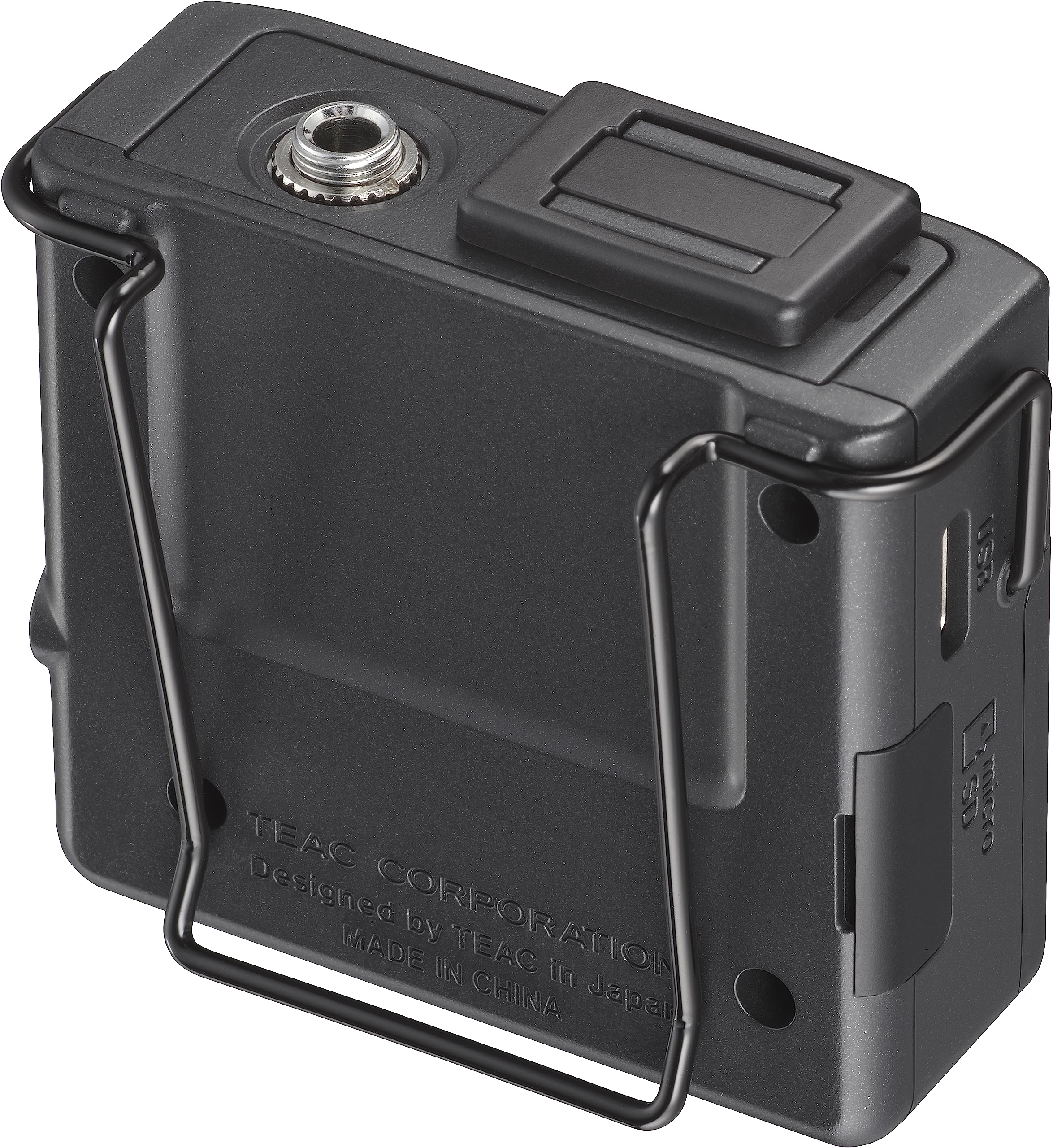 TASCAM DR-10L Pro – 32-Bit-Float-Audiorecorder mit Lavalier-Mikrofon Bluetooth Option für Fernbedienung und Synchronisation, unterstützt LTC Jam Sync