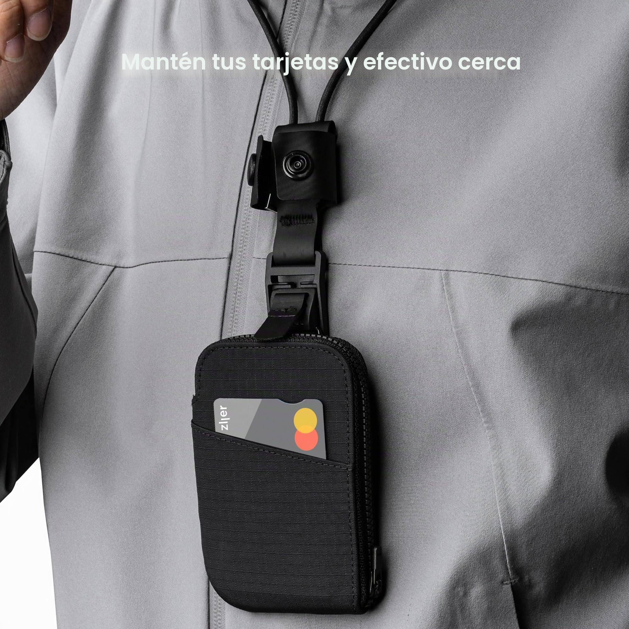 ALPAKA Zip Card Pouch – Cartera con Cremallera y RFID