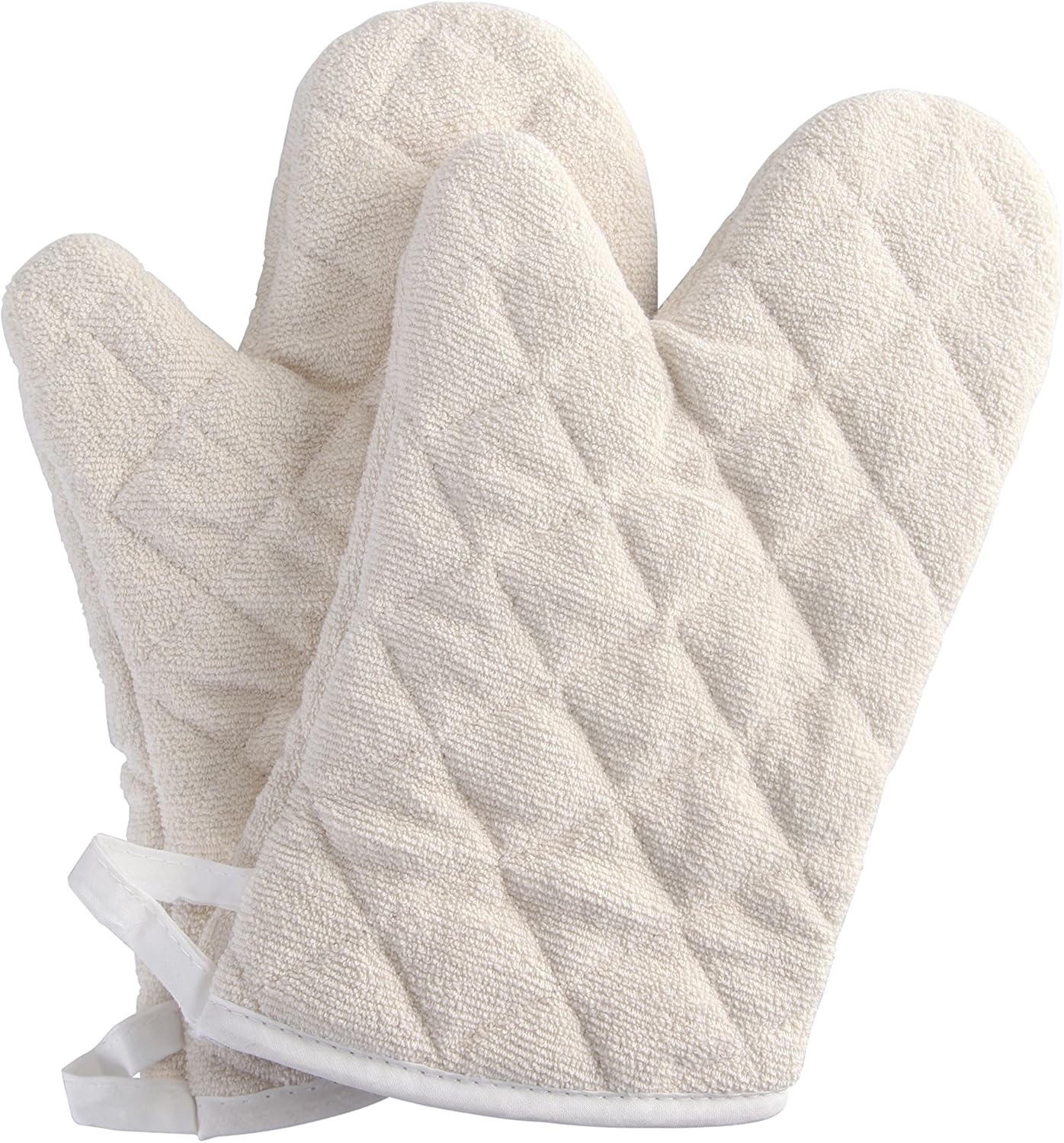 Terry Cloth Oven Mitts Heat Resistant to 482° F 13 Inch 100