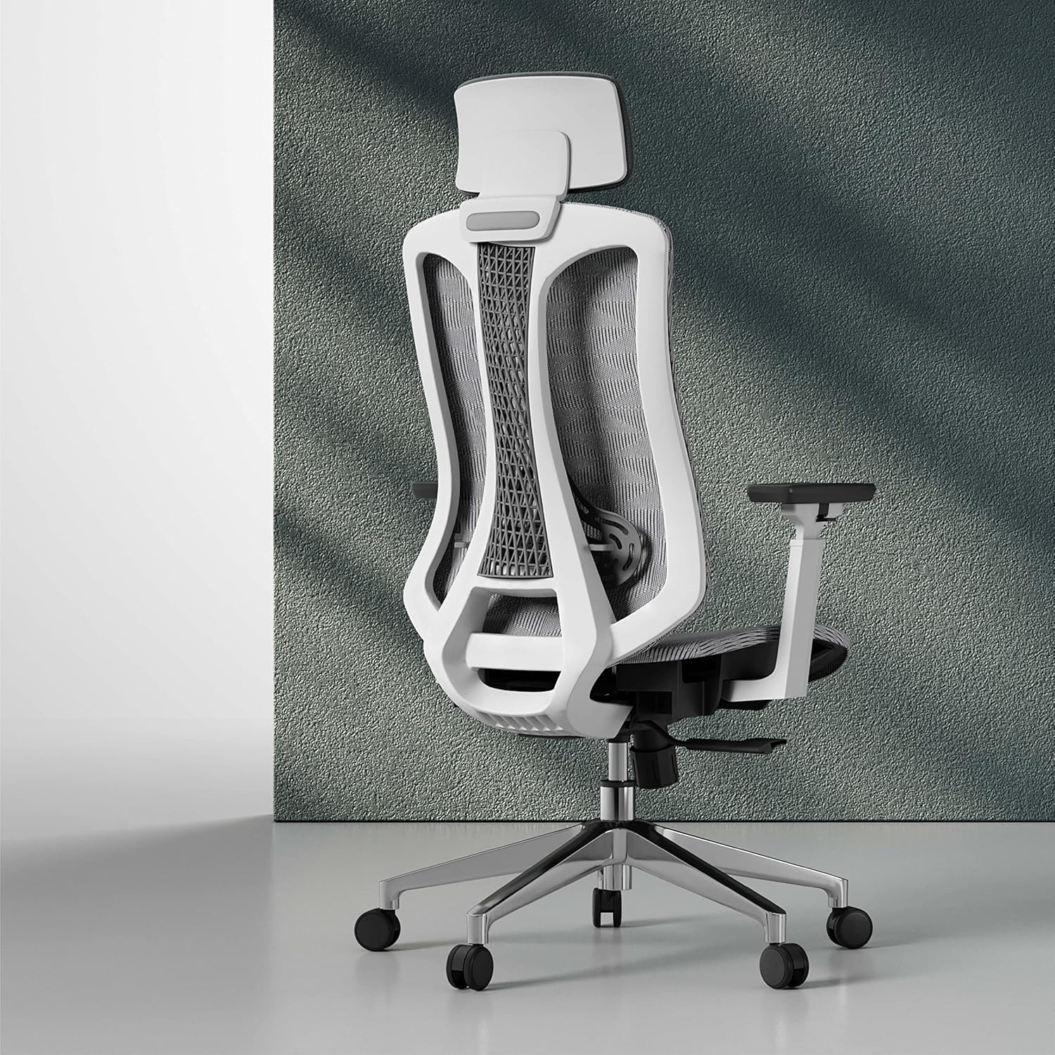 Logicfox Ergonomic Office Chair, High Back Desk Chair with Adjustable