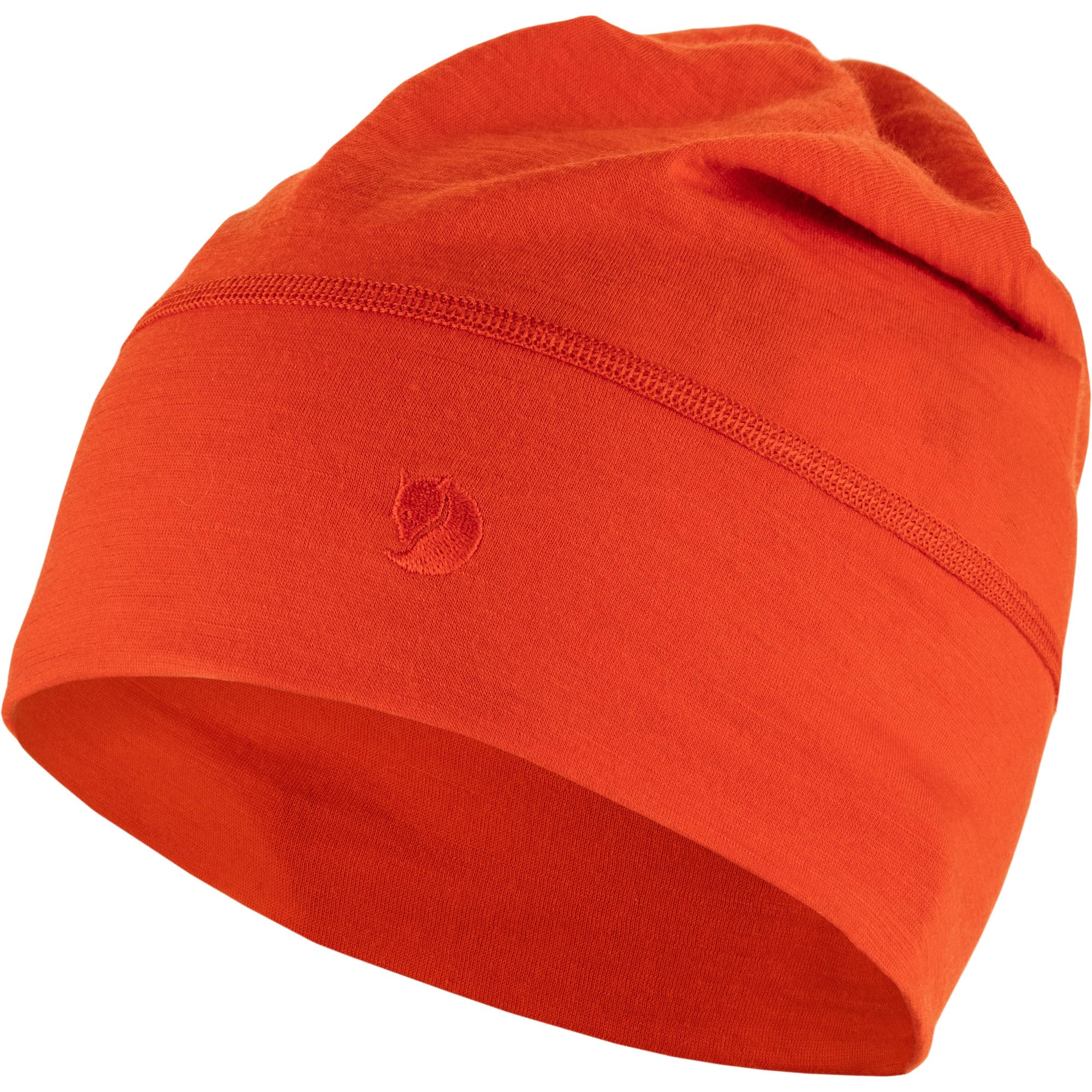 Fjallraven 87080-214 Abisko Lite Wool Beanie Hat Unisex Flame Orange Size OneSize