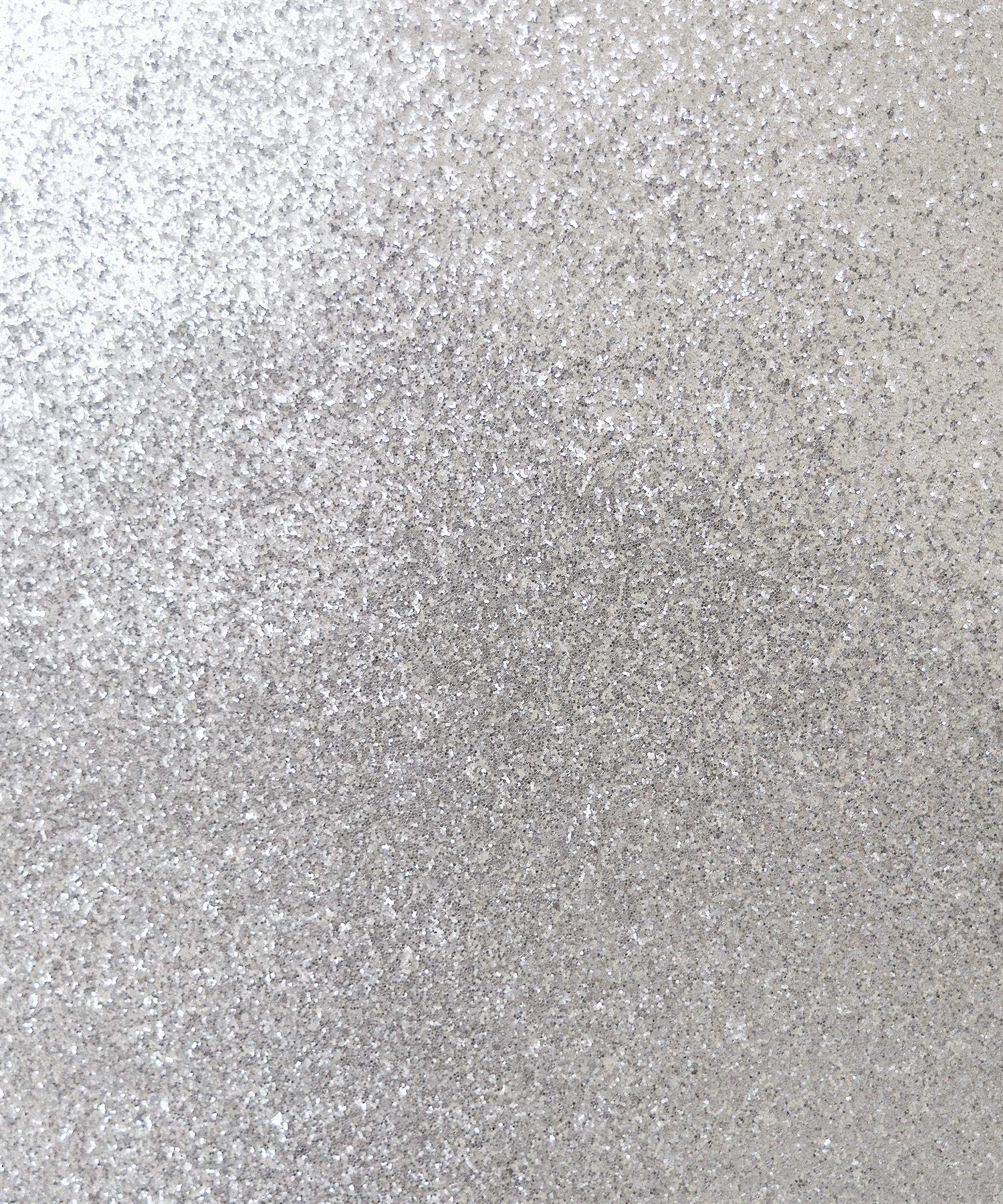 Yöl Silver Sequin Sparkle Wallpaper Glitter Metallic Shimmer Textured