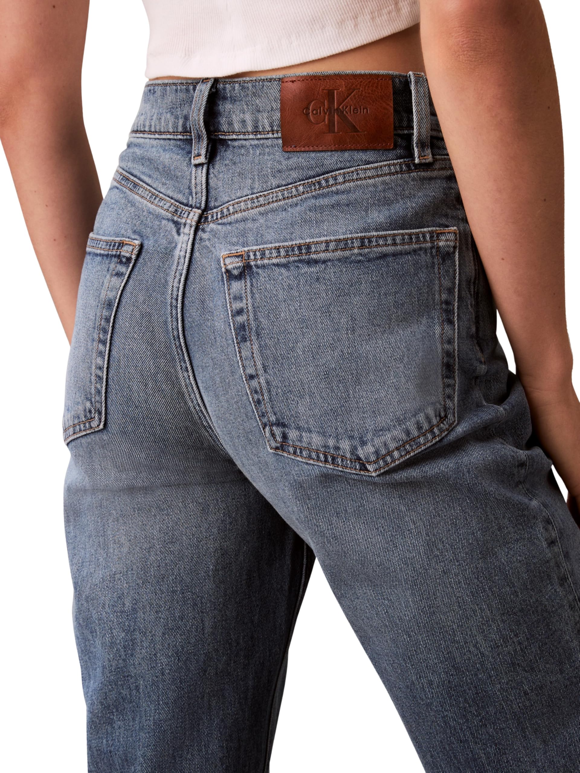 Calvin Klein New Mom Jean Delaware Lv047d841g - Jeans Mujer