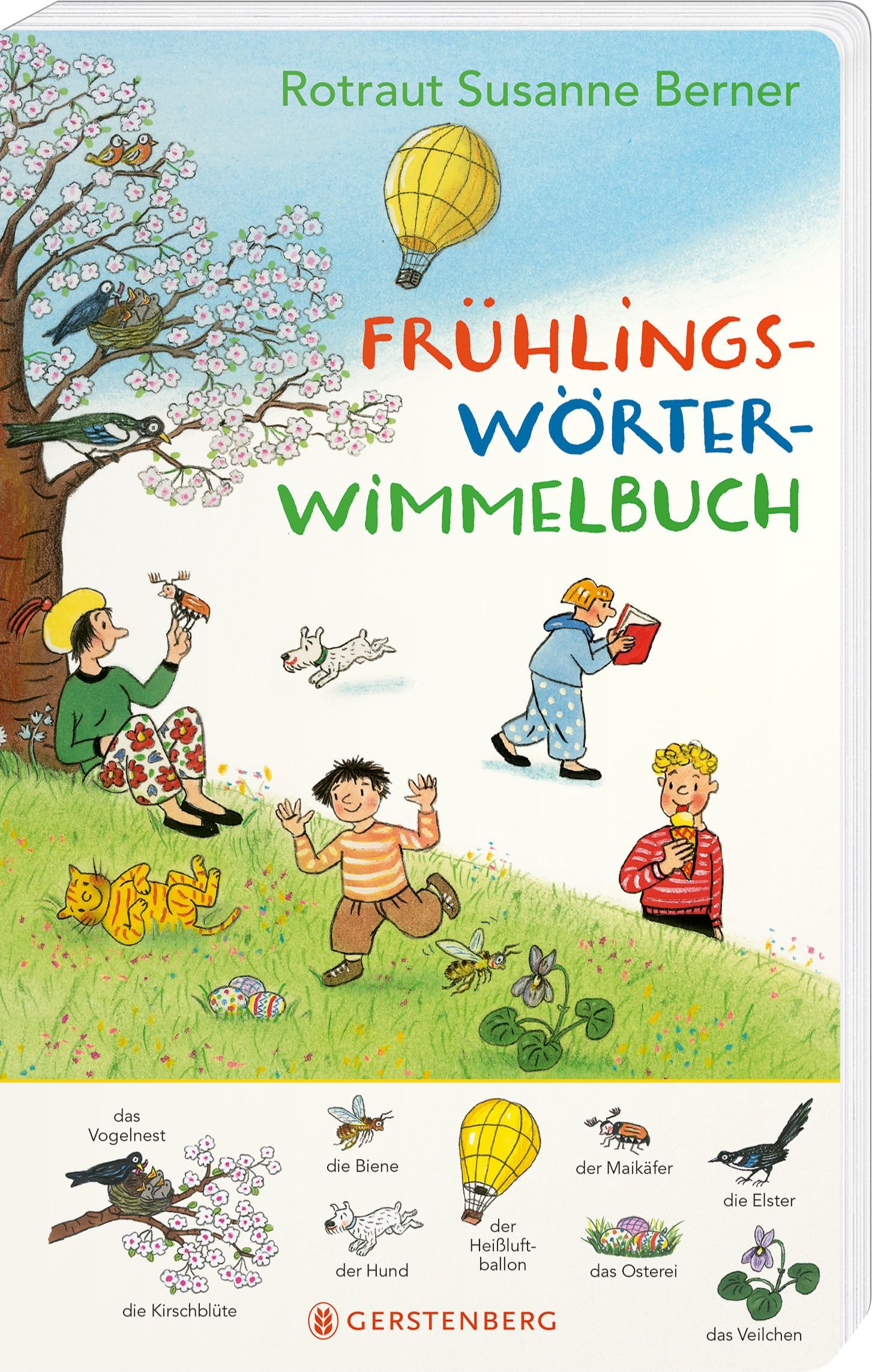 Frühlings-Wörterwimmelbuch