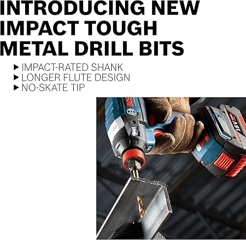 Miniatura 10 de BOSCH BL2137 - Broca de óxido negro Jobber de 532 pulgadas x 3-18 pulgadas (paquete de 2)