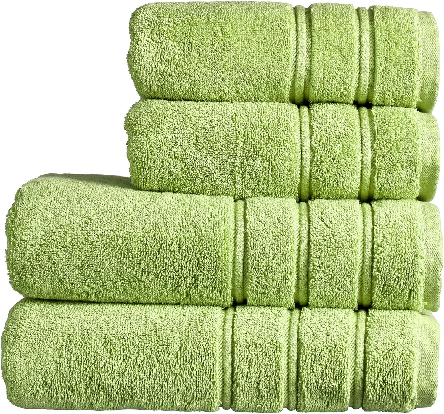 Christy Antalya Large Bath Towels Set of 4 100 Turkish Cotton