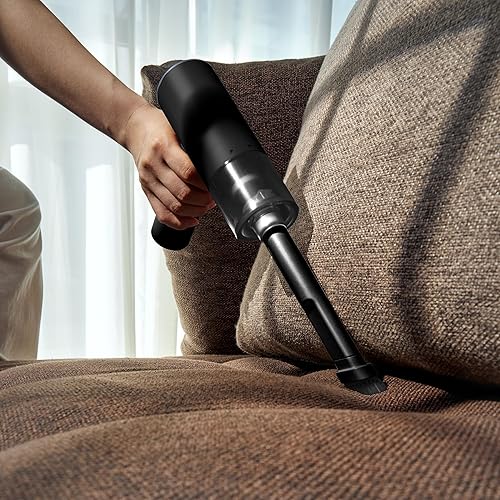 Miniatura 4 de CICIDO+ Aspiradora de mano inalámbrica, mini aspiradora portátil para automóvil, aspiradora plegable para teclado, automóvil, oficina, pelo de