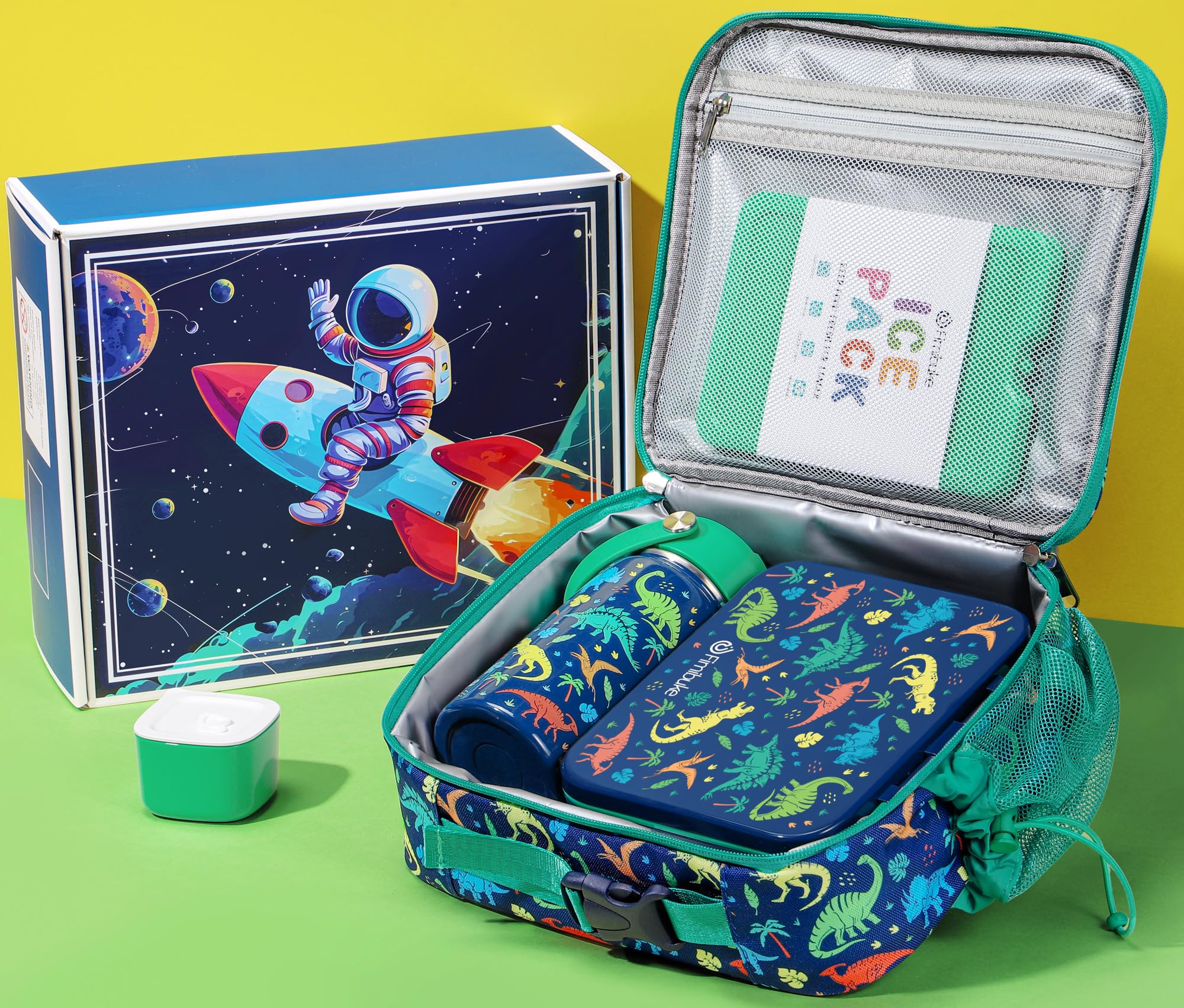 Fimibuke Bento-Lunchbox für Kinder – Kleinkind Jungen Snack Bento Box Container