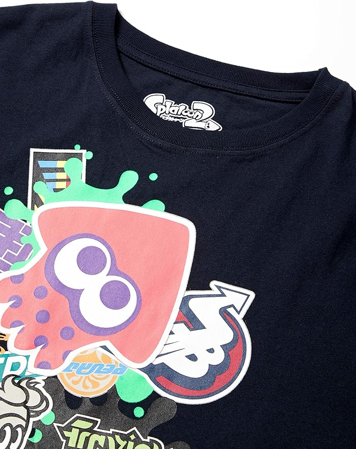 スプラ×3.スポーツ×2 Amazon | [スプラトゥーン] 2 Tシャツ グラフィティ ユニ