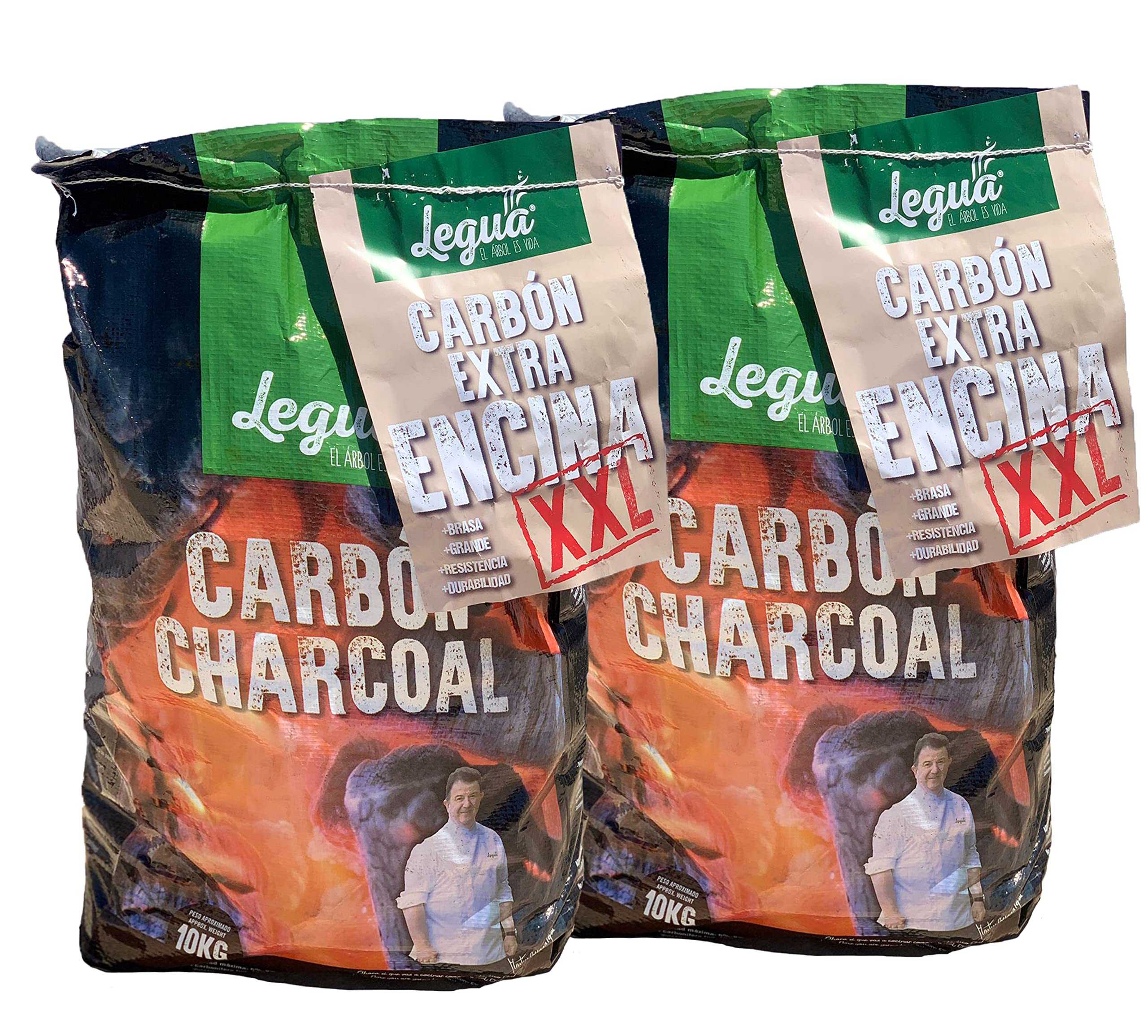 Legua Pack 2 Unidades Carbón de Encina XXL 10kg