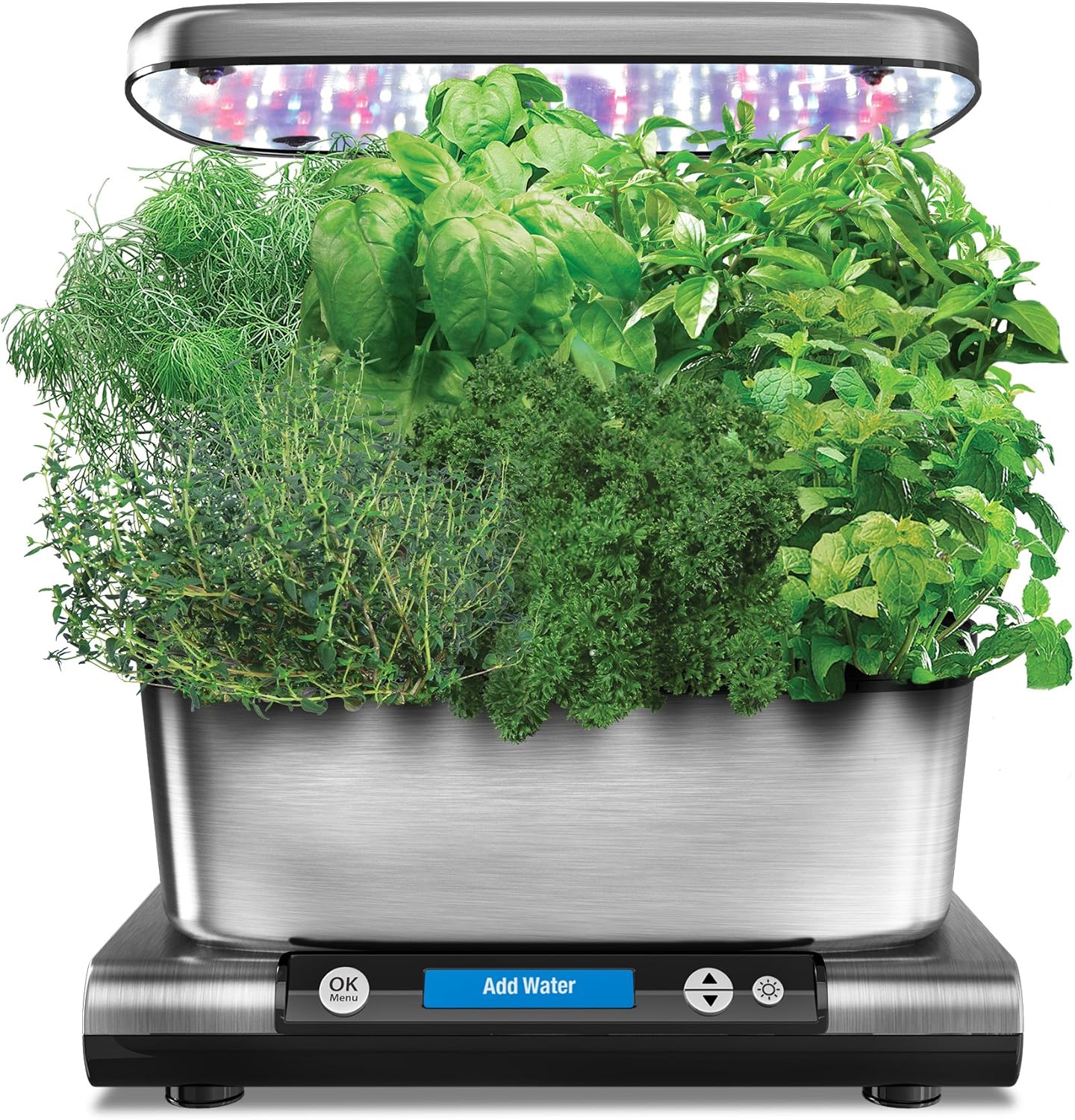 AeroGarden Classic 6, modelo base, Clásico 6 Elite, Stainless