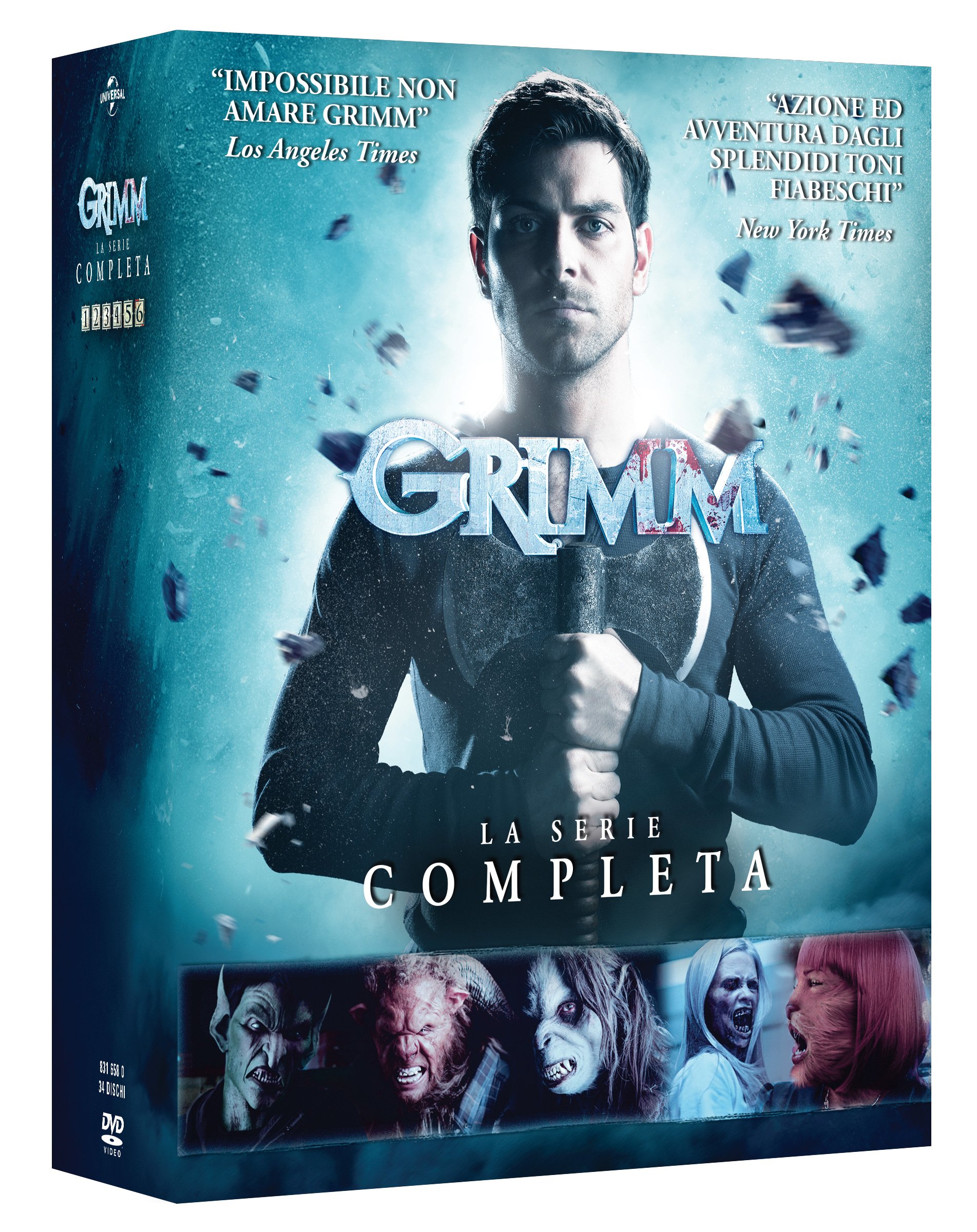 Grimm - Collezione Completa Stagioni 1-6 (Box Set) (34 DVD)