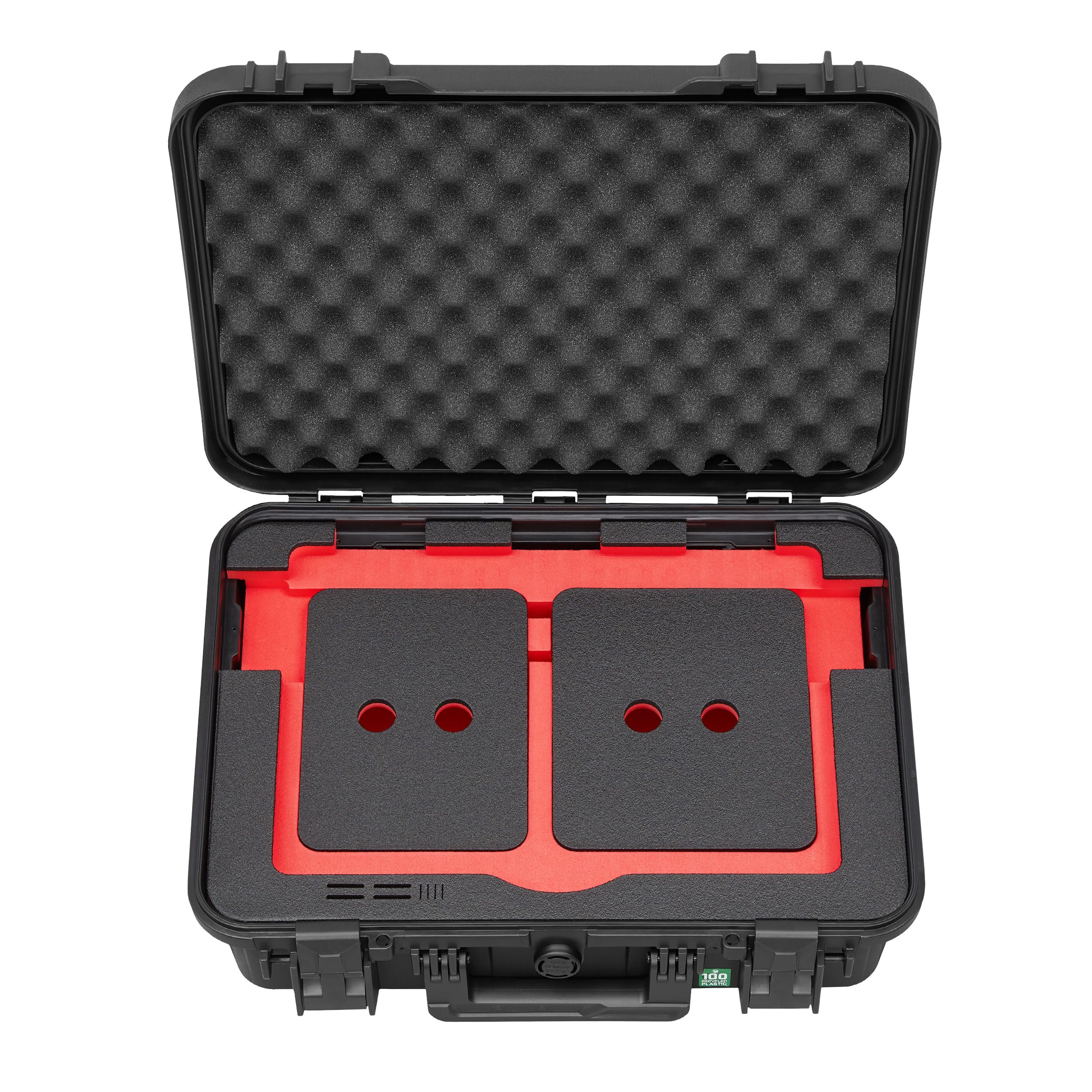 TOMcase Koffer MacBook Pro 16 Zoll wasserdicht IP65 - ECO Schutzkoffer | Stoßfester Hardcase für Laptop Notebook und Zubehör - Outdoor Transportkoffer mit passgenauem Inlay - Made in Germany