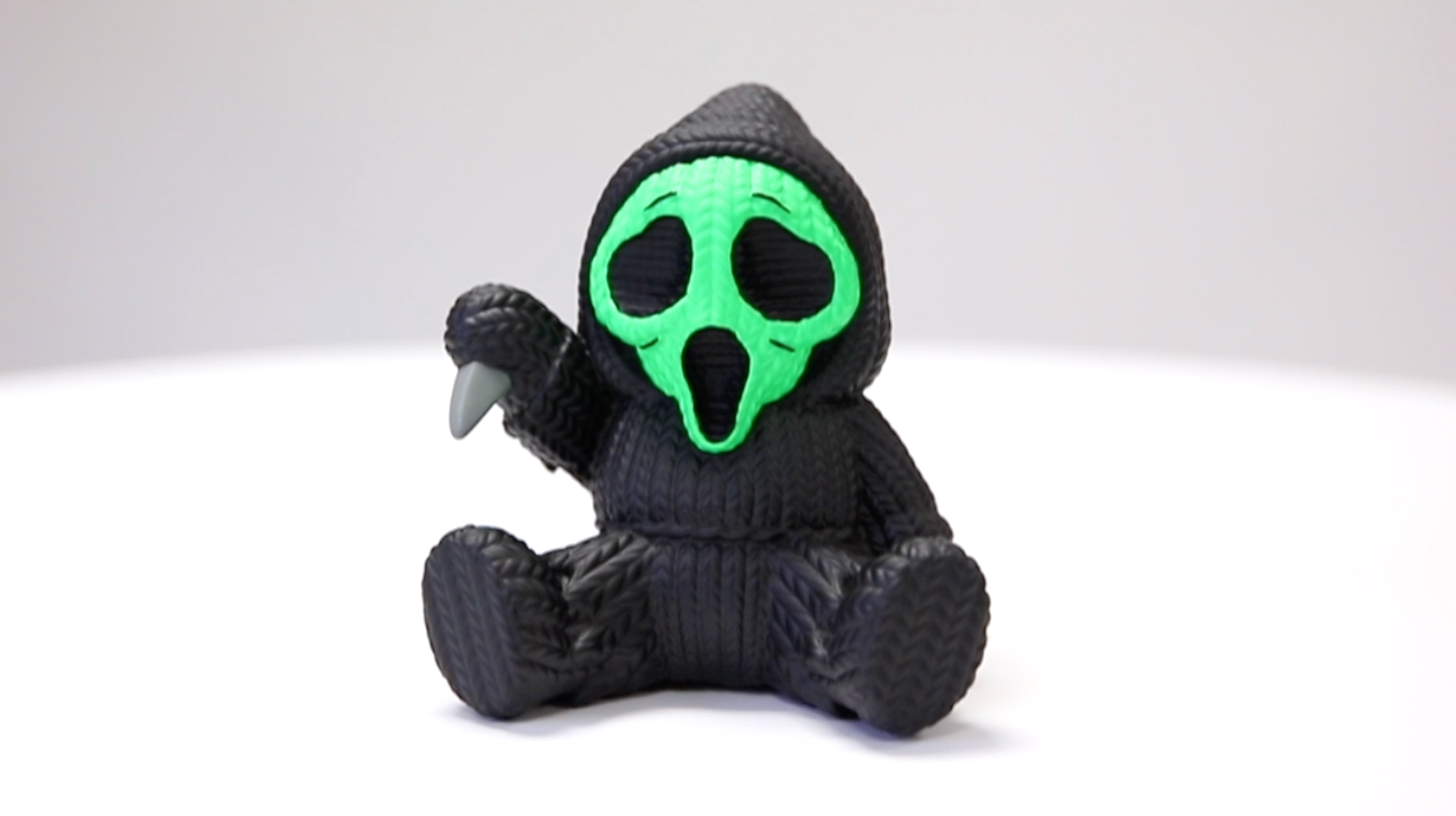 Bensussen Dutch Ghost Face Figur – Fluoreszierend Pinke Vinyl-Collectible