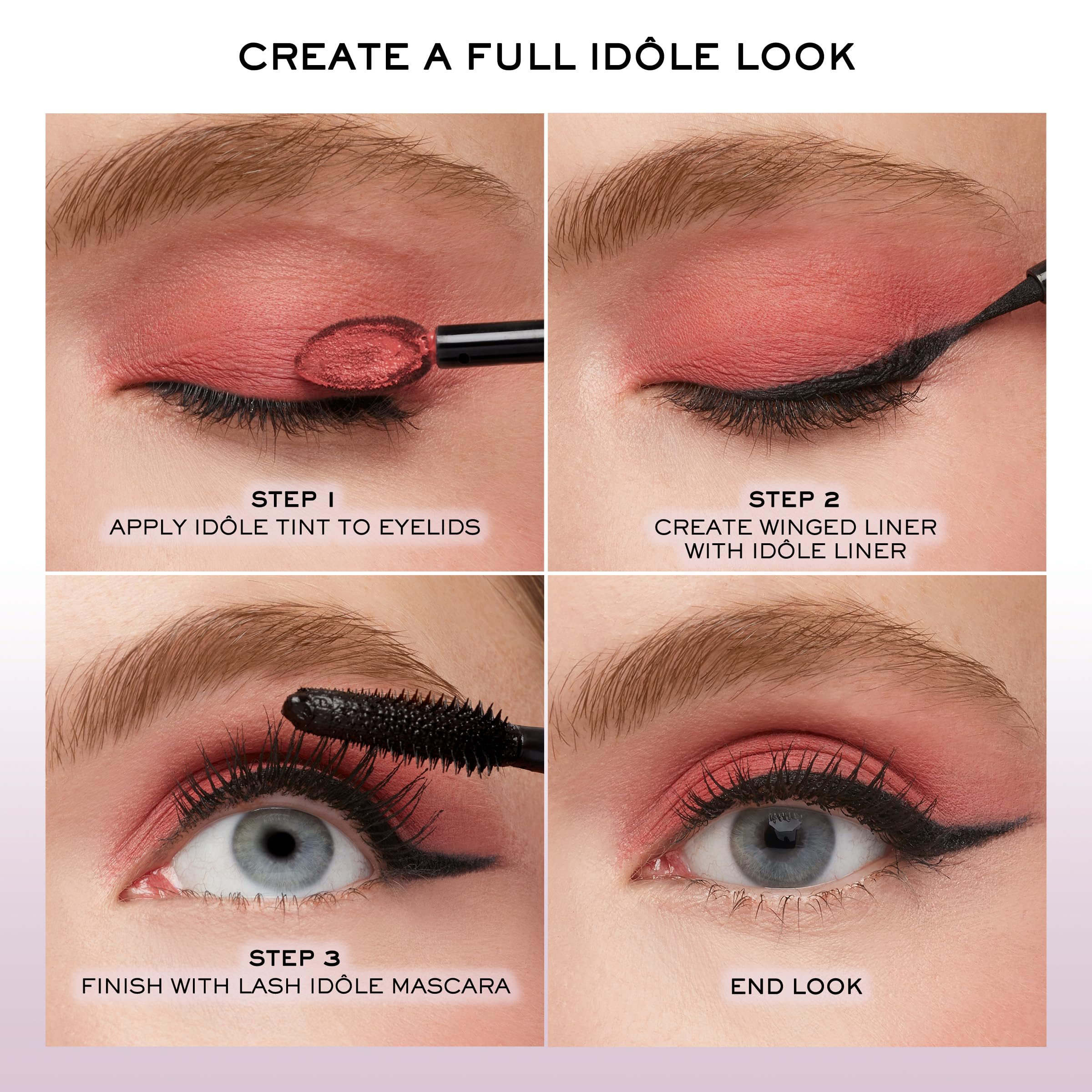 Lancôme Idôle Tint Long Wear Liquid Eyeshadow & Eyeliner - Multi-Use Eye Makeup in Shimmery & Matte Finishes - Buildable Color & Up to 16H of Wear