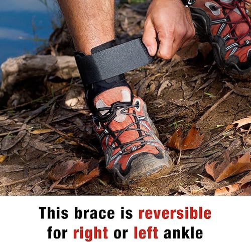 Miniatura 5 de ACE Estabilizador de tobillo Deluxe, ajustable, negro, paquete de 1