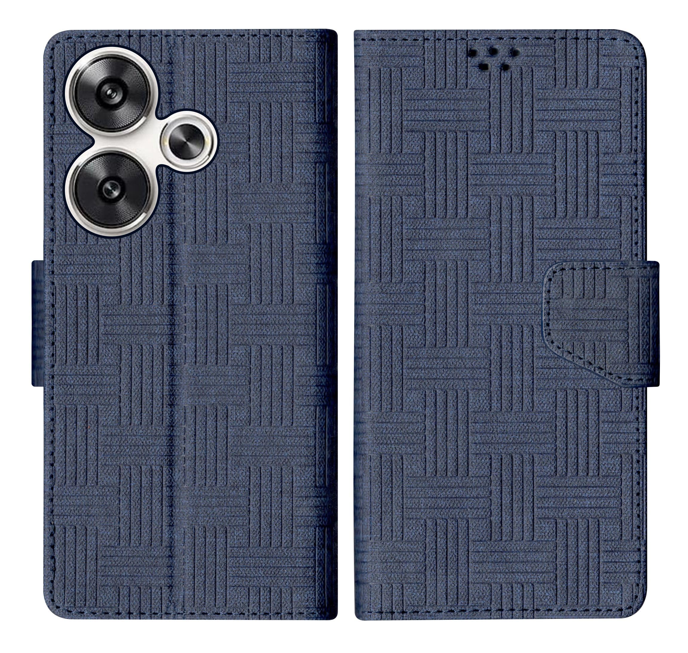 SBMS Flip Cover for Poco F6 5G Back Cover Case with Magnatic Closure | Inbuilt Stand | Card & Money Pocket (Mat Blue) (B0D5DHTLKY) Amazon Price History, Amazon Price Tracker