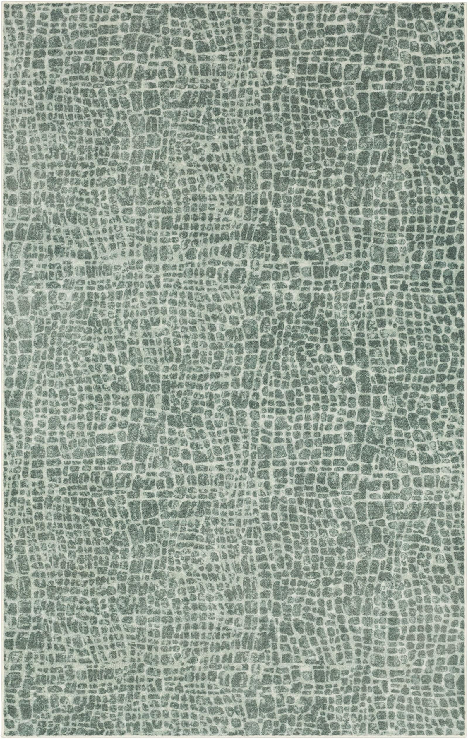 Mohawk Home Crocodile Skin Gray Area Rug (2' x 3')