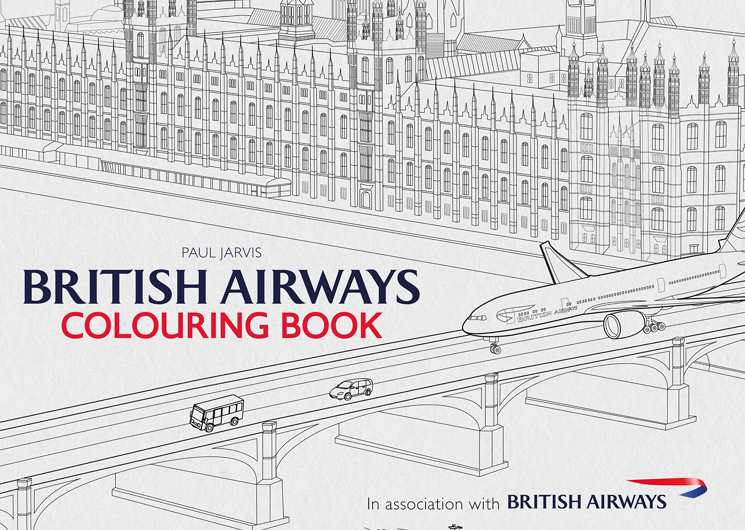 British Airways Colouring Book by Paul Jarvis PAPERBACK 9781445666129