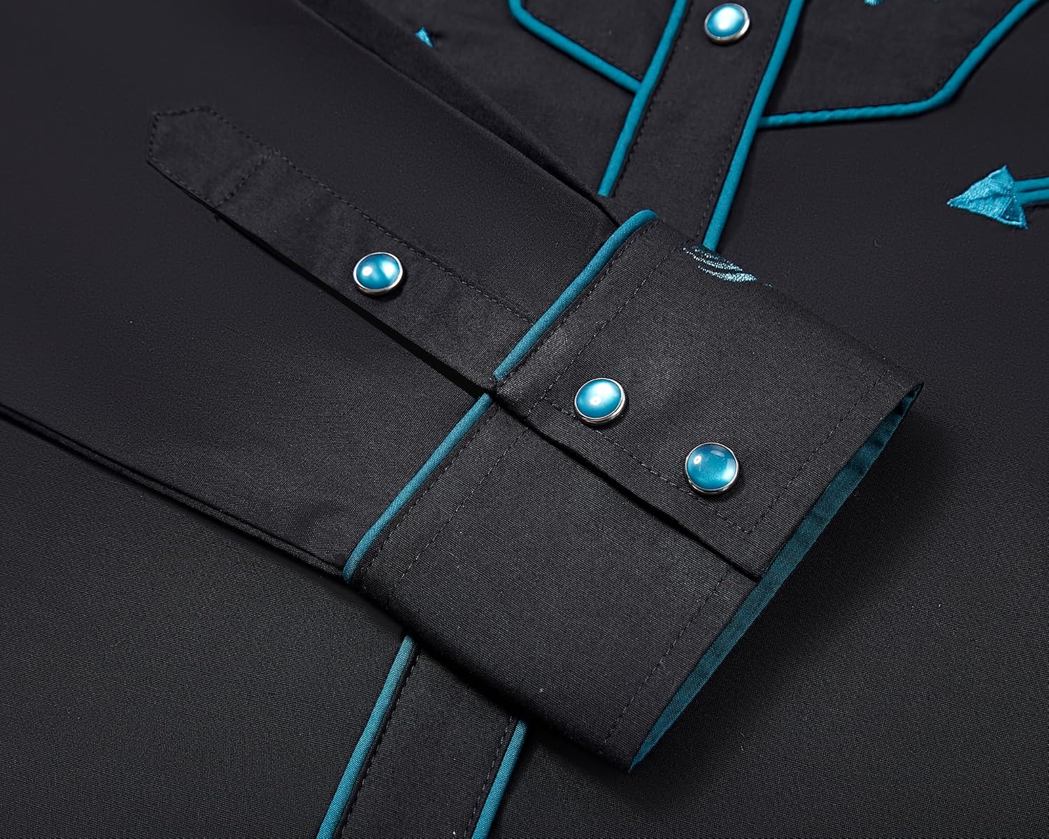 Women's Embroidered Western Cowboy Shirt Vintage Style Long Sleeve Button Down Shirt Premium Quality Snap Front Design S-3XL - Image 5