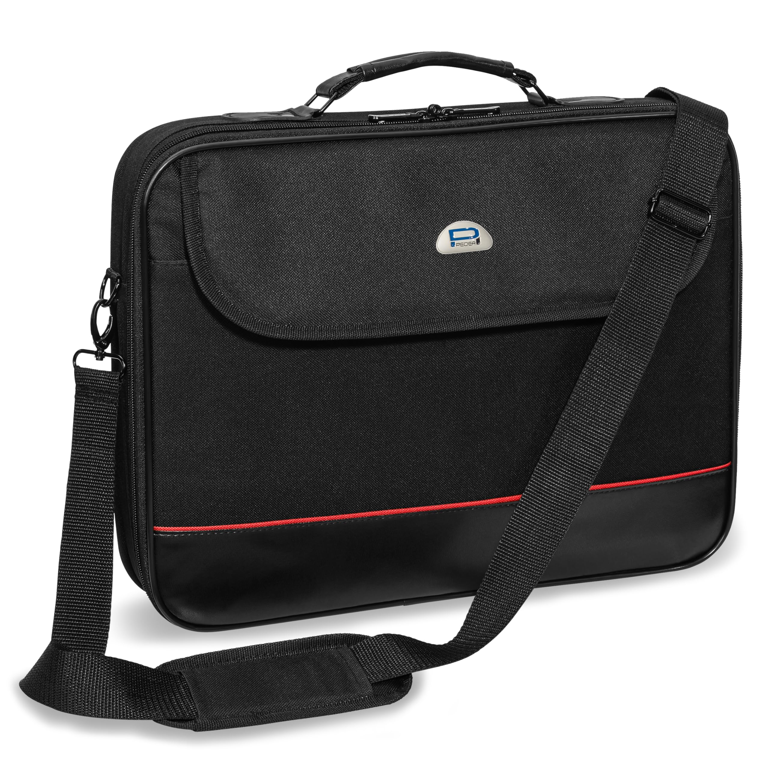 Borsa Per Portatile 13 O 15 Pollici - Custodia Morbida Imbottita Con Cerniera, Leggera E Portatile, Colore Nero (13 Pollici)