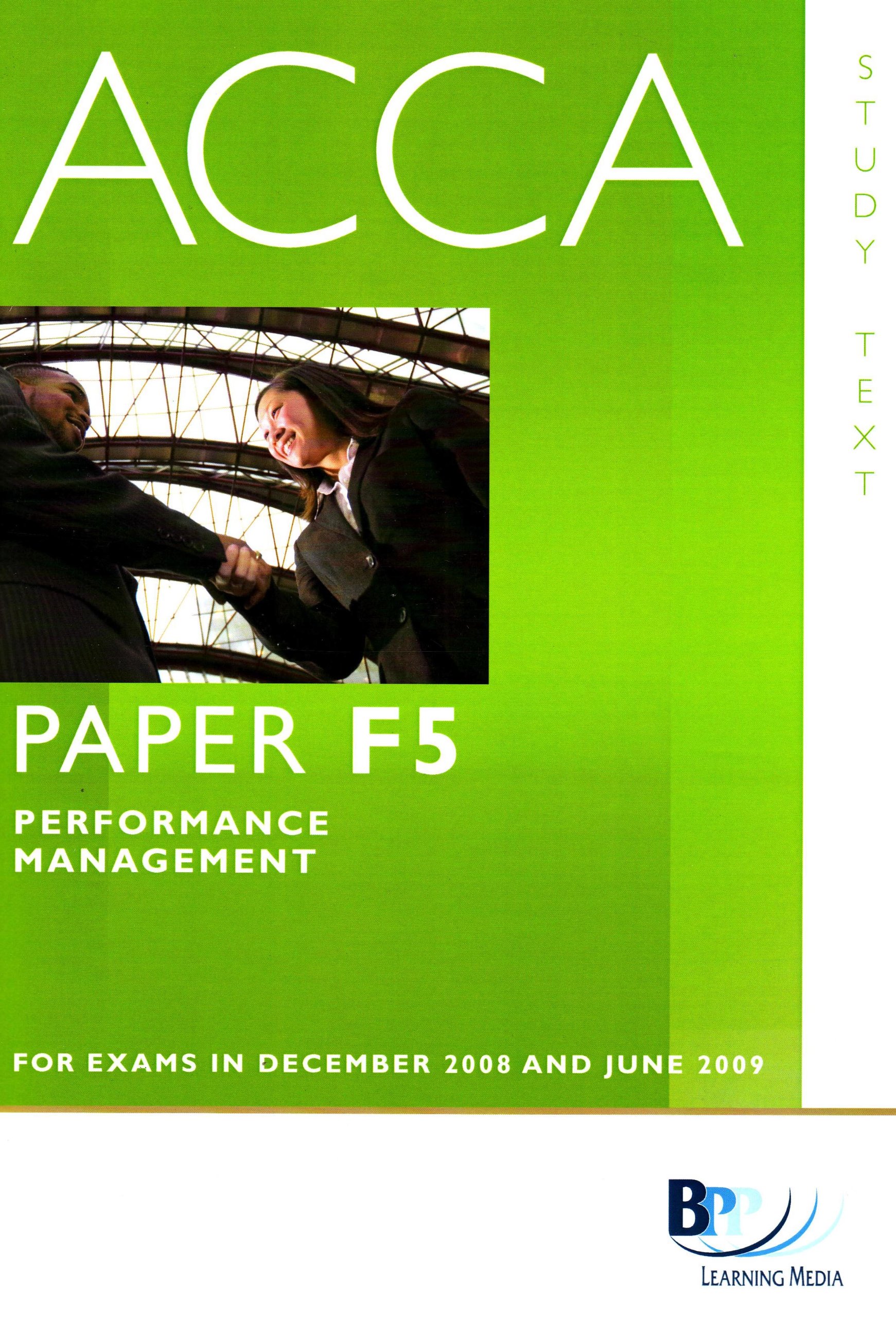 ACCA - F5 Performance Management: Study Text