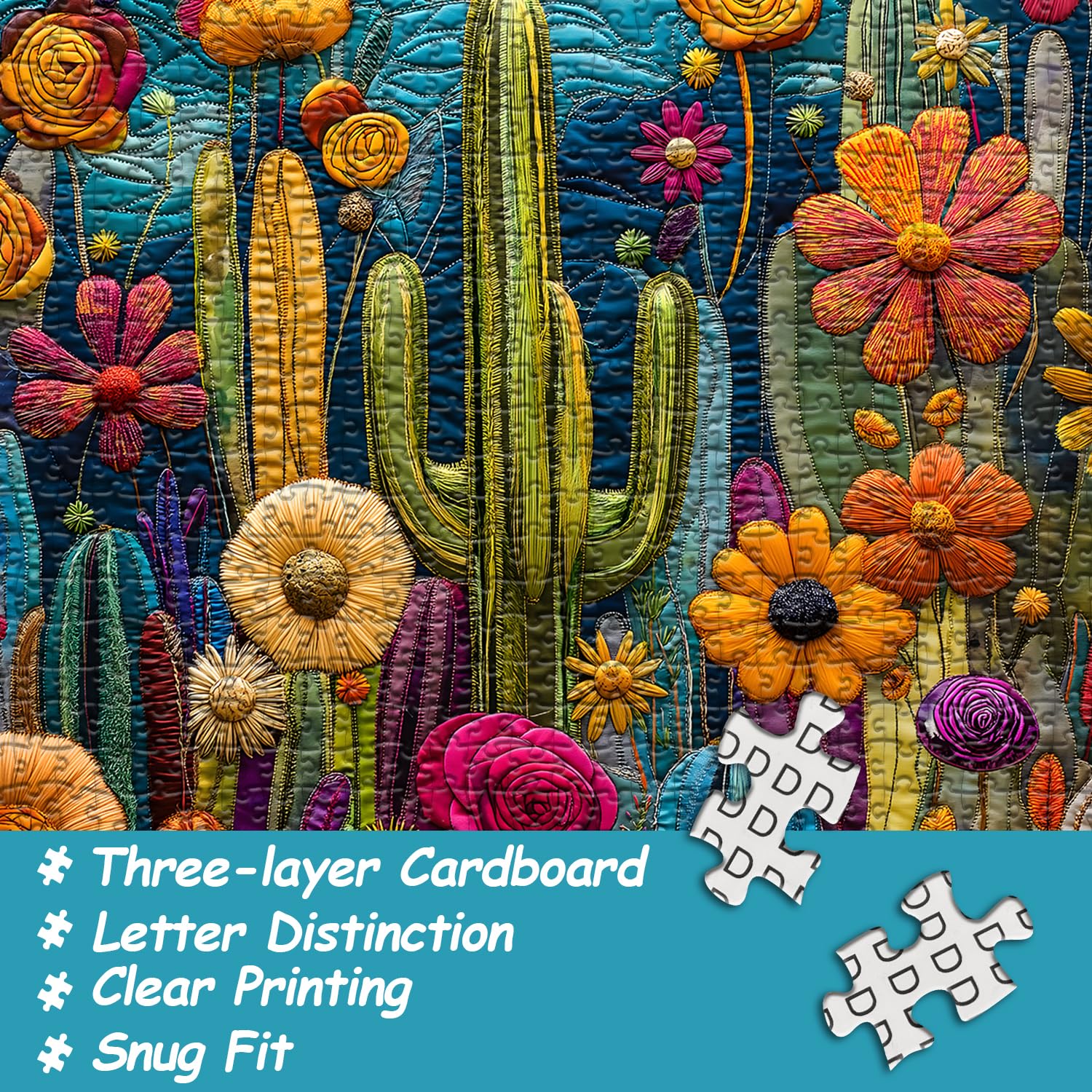Kaktus-Puzzles fr Erwachsene, 1000 Teile, einzigartige Sukkulenten-Puzzle-Kunst,  Kaktusblumen-Gartenpuzzle, bunt, unmgliche Herausforderung, Puzzle fr  Erwachsene: Amazon.de: Spielzeug