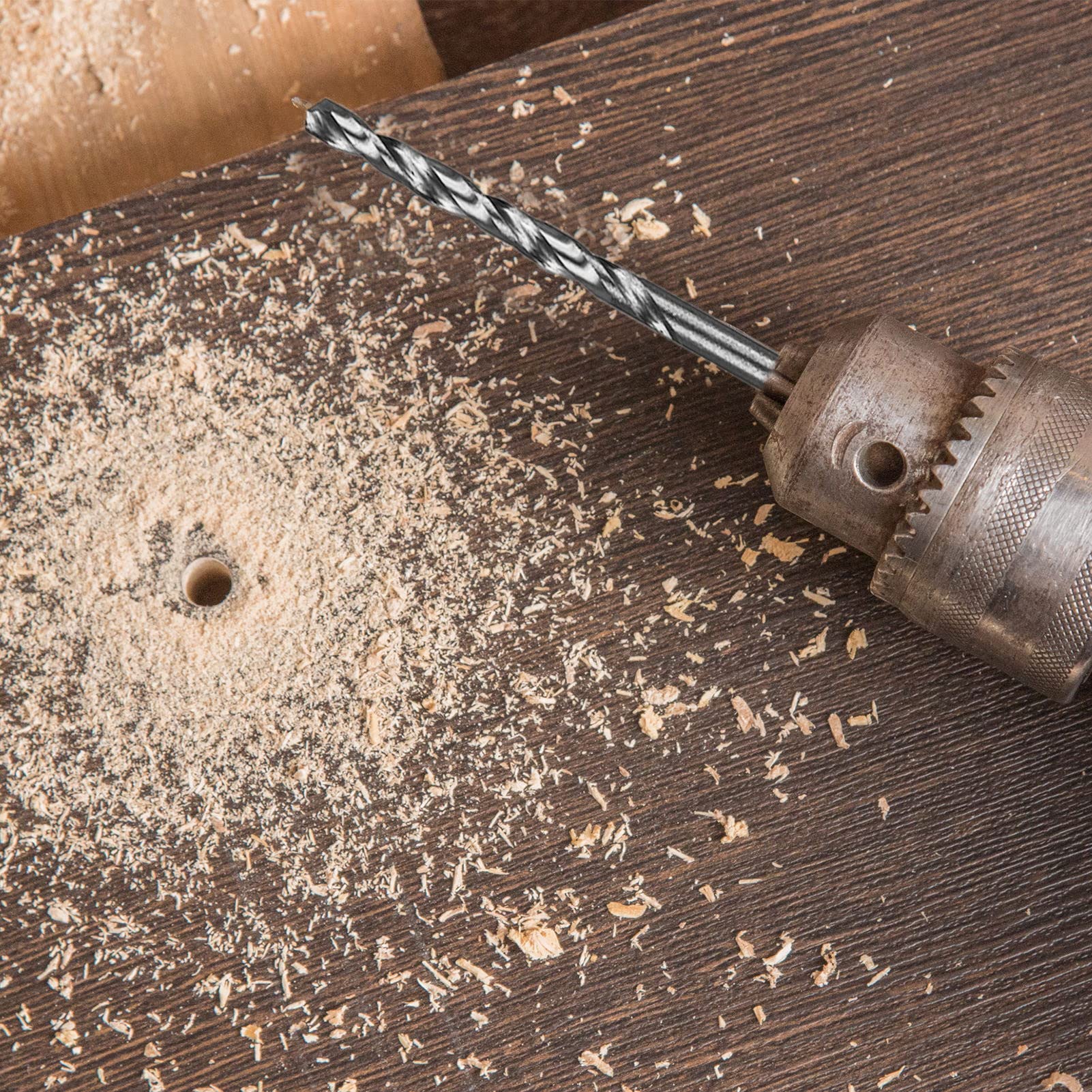 Set di 10 punte elicoidali in acciaio rapido M35 con 5% di cobalto, diametro 3 mm, per legno, metallo, acciaio e acciaio inossidabile