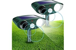 MoreStar Cat Deterrent Redeo Solar Animal Repellers (2 Pack)