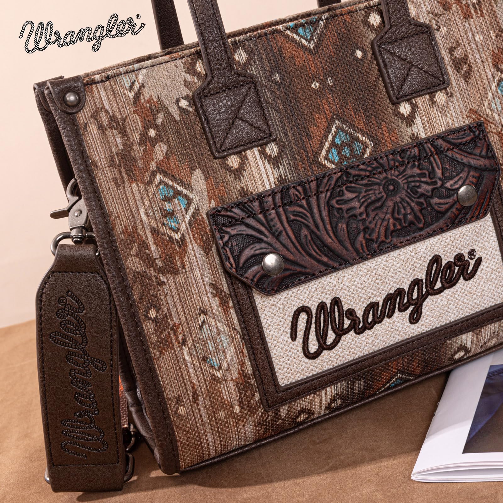 Montana West Wrangler Azteken-Tragetasche für Damen, Western-Geldbörsen und Handtaschen