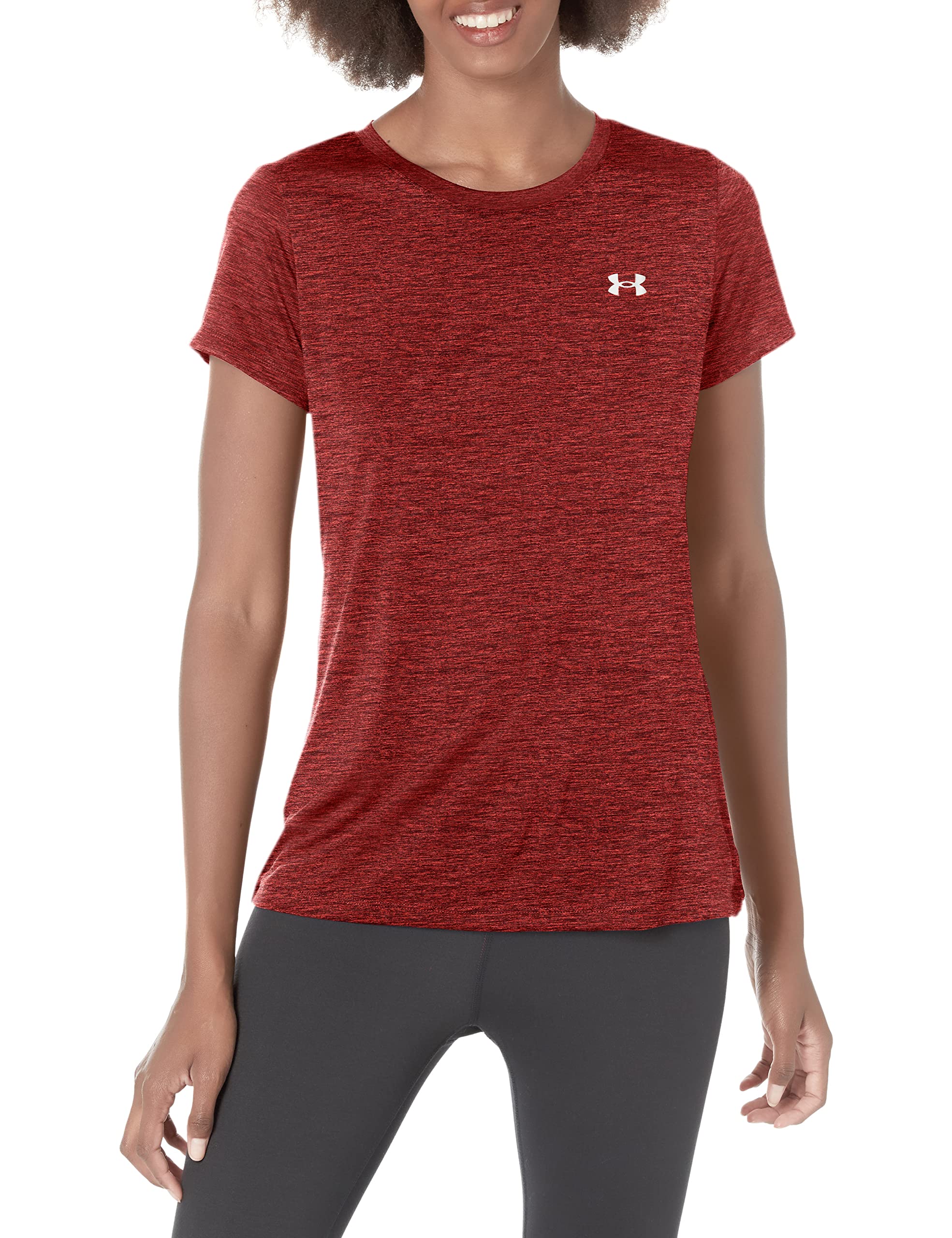 Under Armour Ua Hg Ss Camisa de Manga Corta, Mujer — view 6