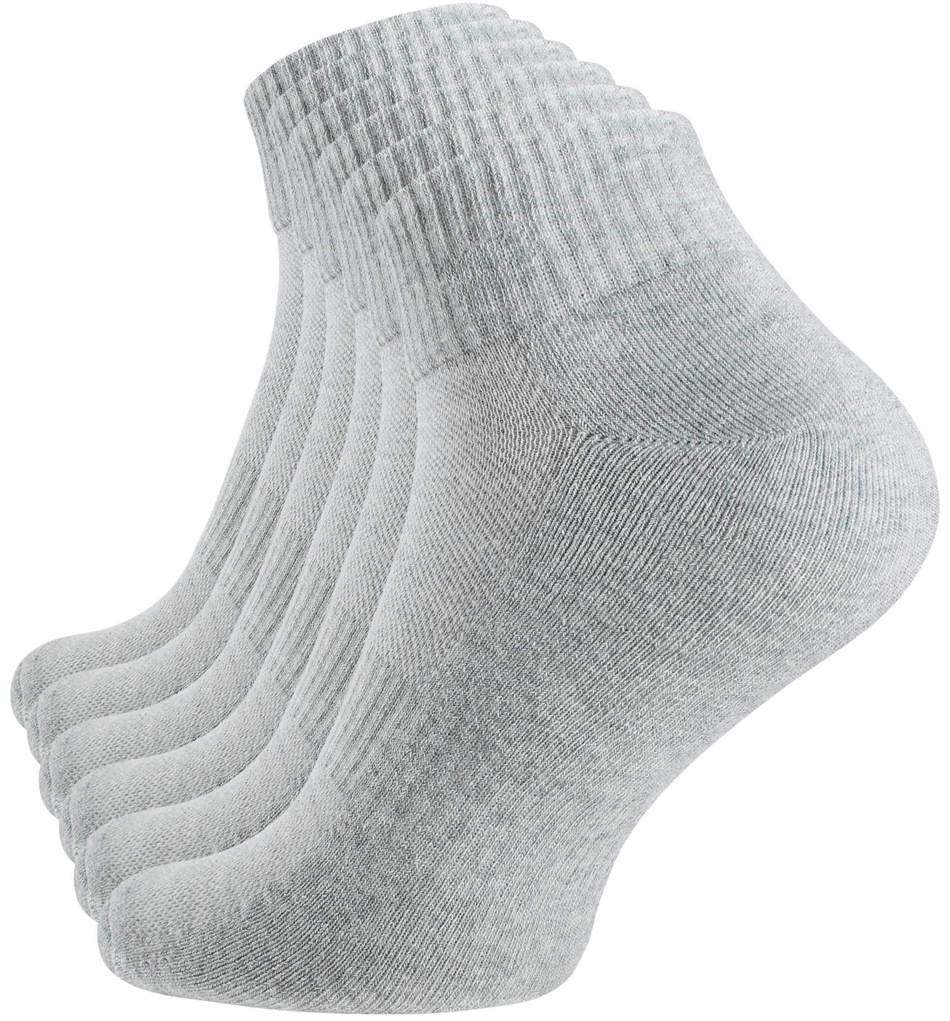 STARK SOUL Men's Sports Socks, Gray, 43-46