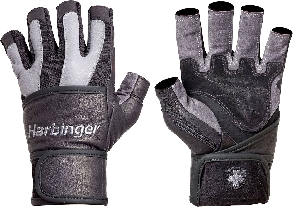 Amazon | (Small, Gray) - Harbinger Men's BioFlex WristWrap Lifting