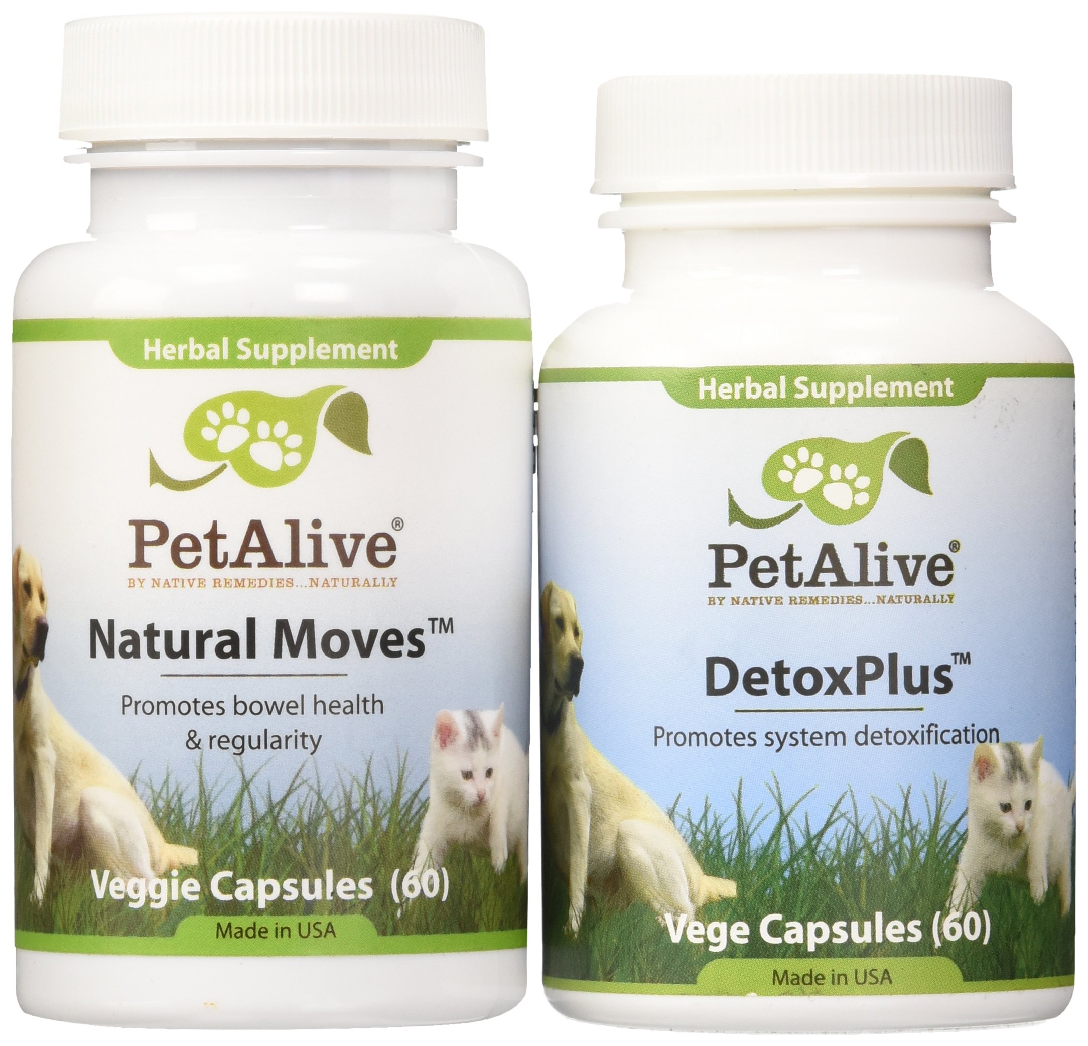 PetAliveNatural Moves for Pets and DetoxPlus ComboPack