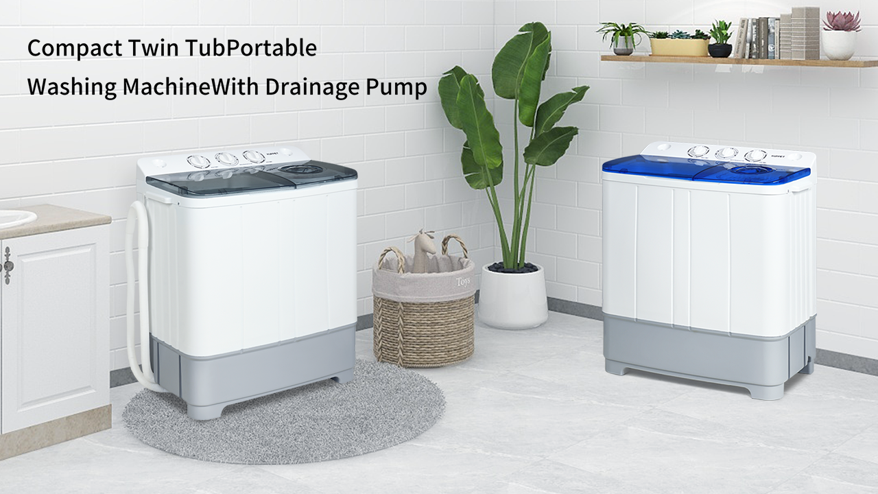 Amazon.com: KUPPET Washing Machine, 21Ibs Portable Mini Compact