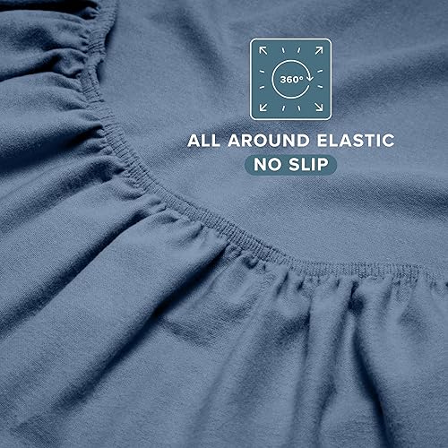 Vista 37 de Bare Home - Juego de sábanas de franela 100 % algodón, terciopelo suave y pesado, franela de doble cepillado, bolsillo profundo (Queen, color rojo)