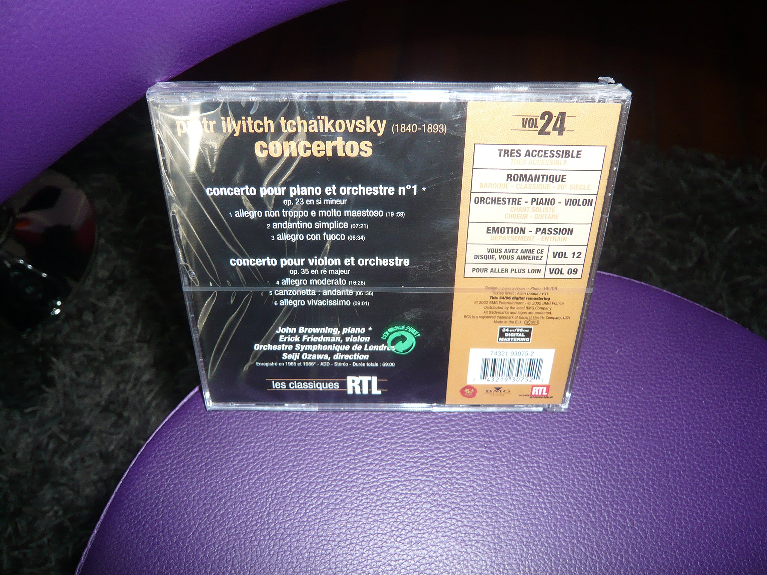 Tschaikowsky - Klavierkonzert Nr. 1 & Violinenkonzert