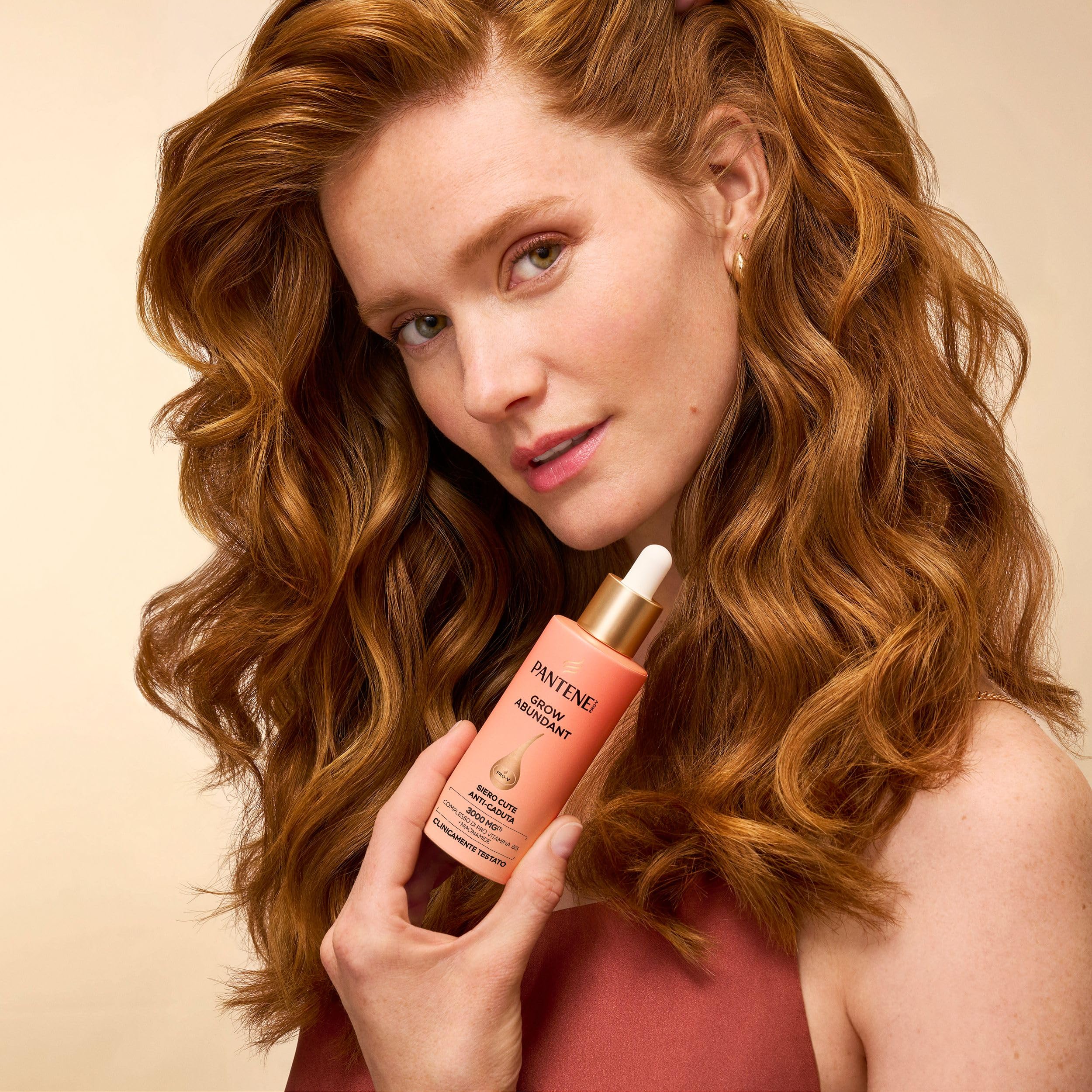Pantene Set Shampoo + Siero Anti-Caduta Grow Abundant 60ml Riduce La Caduta Di Capelli Rafforzando l'Ancoraggio Alla Radice. Capelli Più Spessi, Lunghi E Folti In 8 Settimane