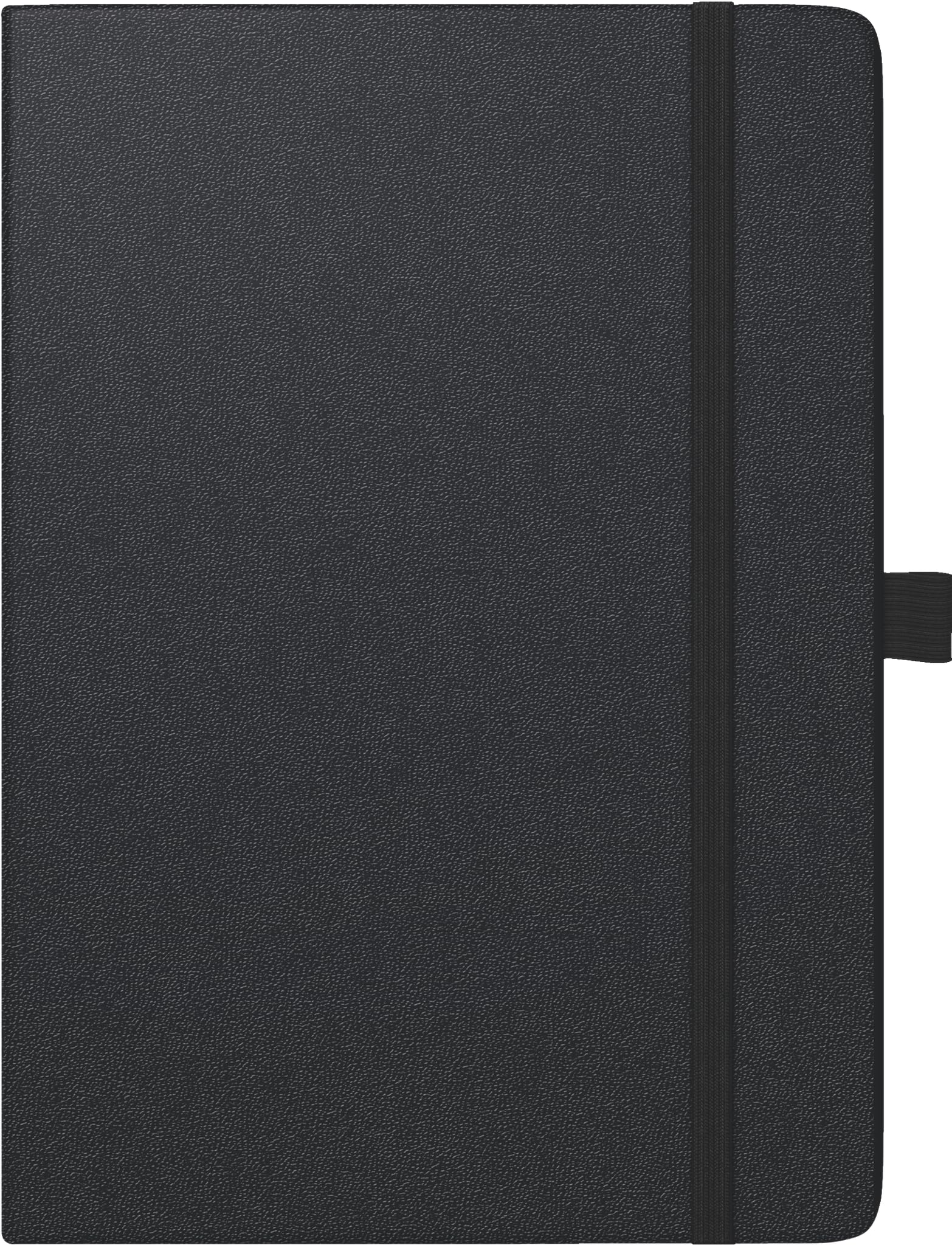 BRUNNEN Book Calendar Model 781 2025 | A4, Plastic, Black