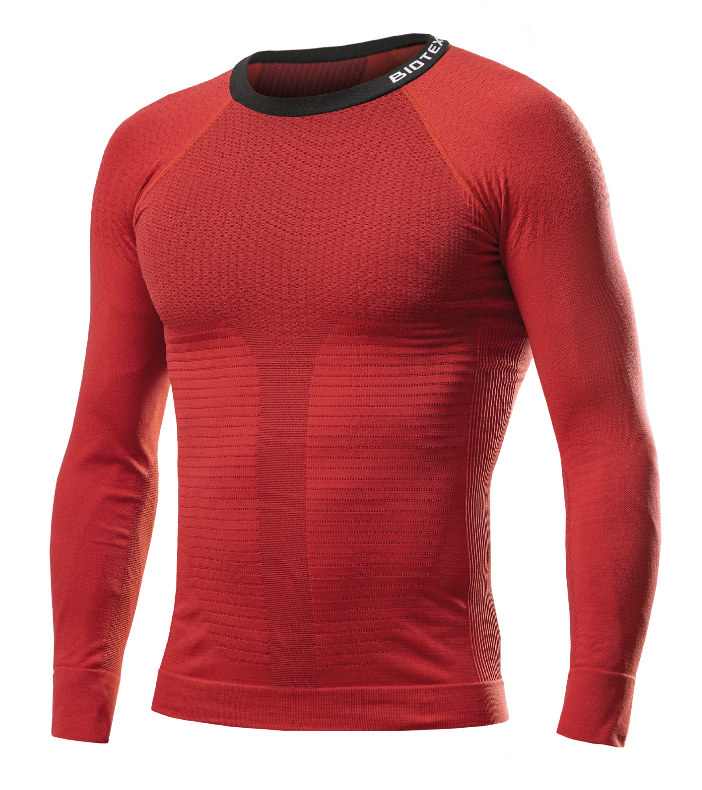 BIOTEX Maglia a Manica Lunga Fit 4.0 per Ciclismo e Running, Intimo Tecnico Sportivo, Termoregolatore Naturale