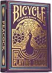 Bicycle Peacock Playing Cards - Purple - Cold Foil Premium Playing Card Deck for Card Games and Magic Tricks - Dazzling Design, Smooth Finish
